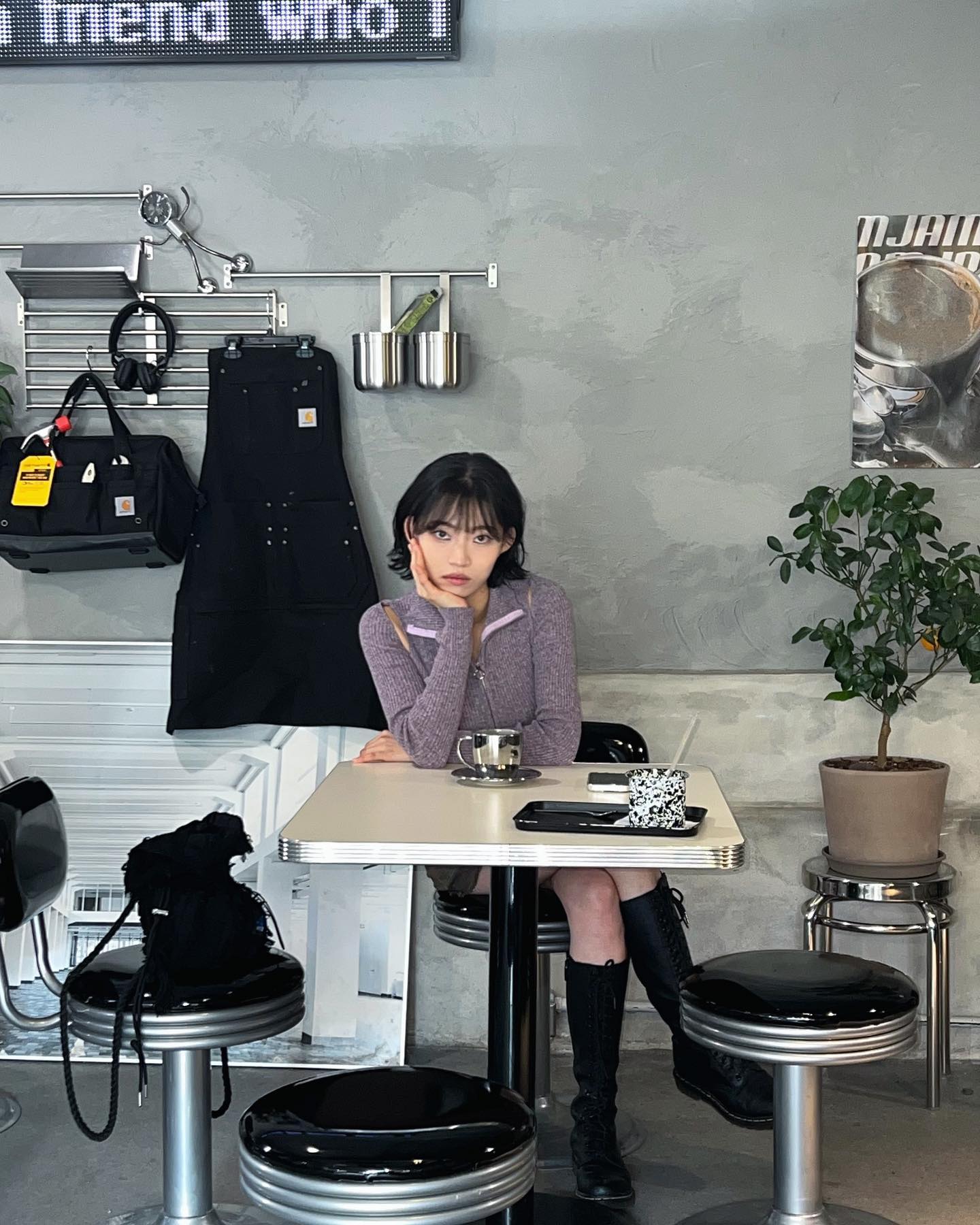 눈 내려랏*☃️*
#연남동카페 #잼잼
