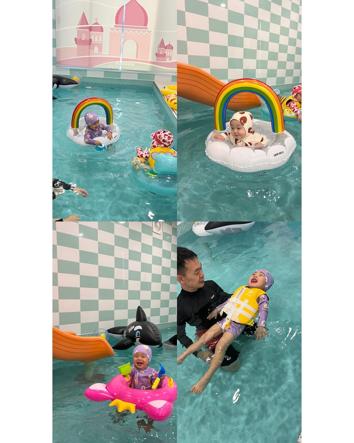 #더알라딘키즈풀빌라
아빠친구들과 처음 떠난 여행,
지금까지 갔던 키즈풀빌라 중에 가장 좋았어요🤭
칭구,이모,삼촌 러버 지호는 엄마빠 안찾고 1박2일 쏘햅삐💜
8개월 지수도 보행기&점퍼루&걸음마보조기&수영으로 뽕뽑기!
없는 거 없는 키즈풀빌라=아기있는 집에겐 천국🫶🏻
신축이라 깔끔하고 깨끗하고 친절하고 안전하고👍🏻
날이 추워 못즐긴 야외놀이터&야외물놀이터를 위해 재방문 의사 가득가득🐾

📍더알라딘키즈풀빌라(경기 가평군 조종면 명지산로 566)
-24시간 풀가동하는 크리스탈 여제 ‘여과기’ 사용으로 물에 진심인 이 곳!
-호수형제가 묵었던 방은 알라딘A 301호! 110평 복층구조
-침대룸3,화장실3,개별바베큐,개별온수수영장(미끄럼틀,튜브,구명조끼),월풀스파,놀이방 등 구비시설 완벽