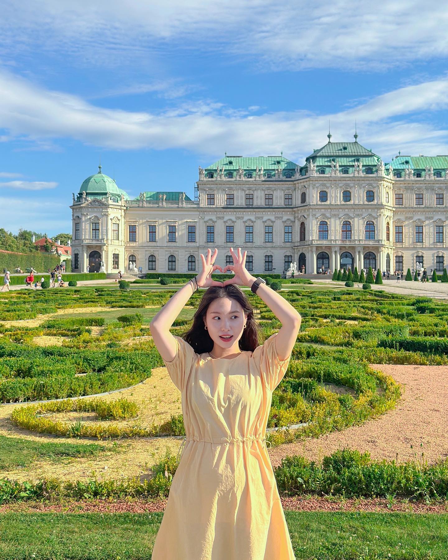 🇦🇹 너무너무 평화로운 벨베데레 궁전
키스💋 작품 감상도 좋지만, 외부 구경도 놓치지 않기..!

📍Belvedere Museum, Vien, Austria