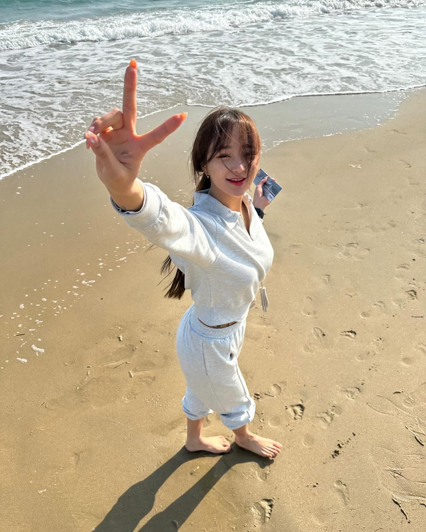 정수리 자랑..