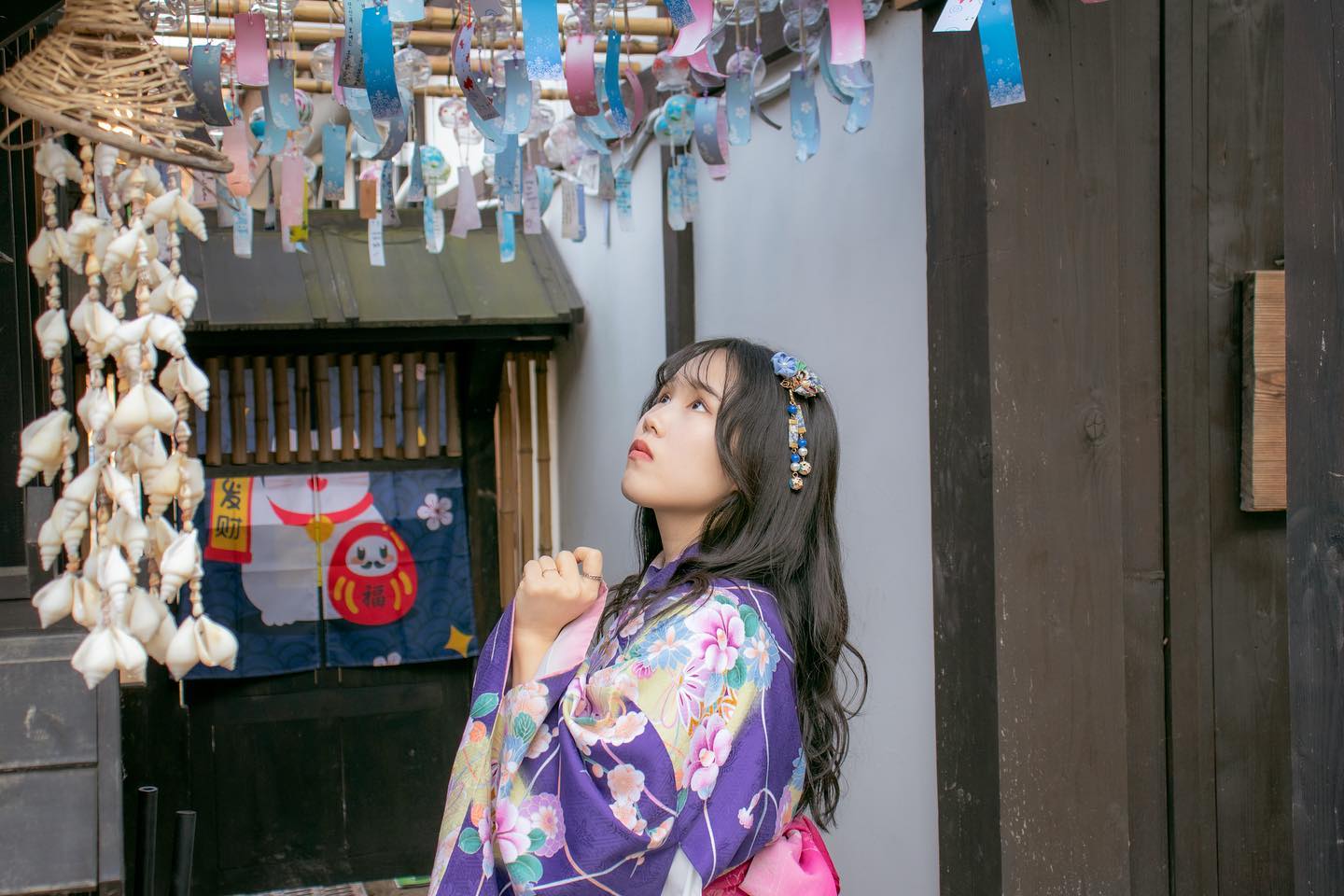 아직도 일본여행 후유중 앓는중..

일본에서 기모노 못입은게 아쉬워서 한국와서 입어보림👘 

#일본여행 #후유증