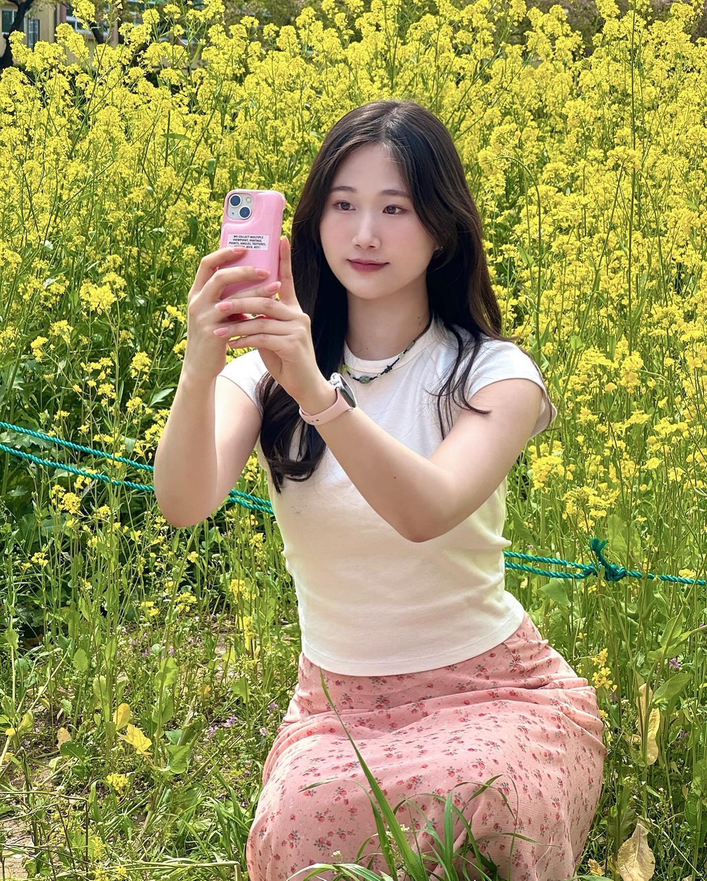 단번에 봄인 걸 알았어요