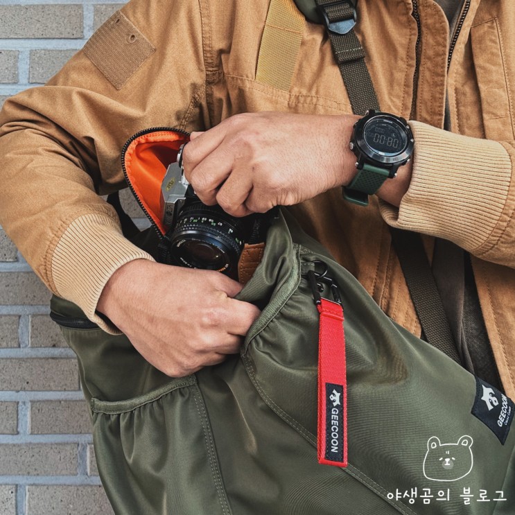 GEECOON 깔끔한 디자인에 수납까지 넉넉한 여행용 캠핑가방