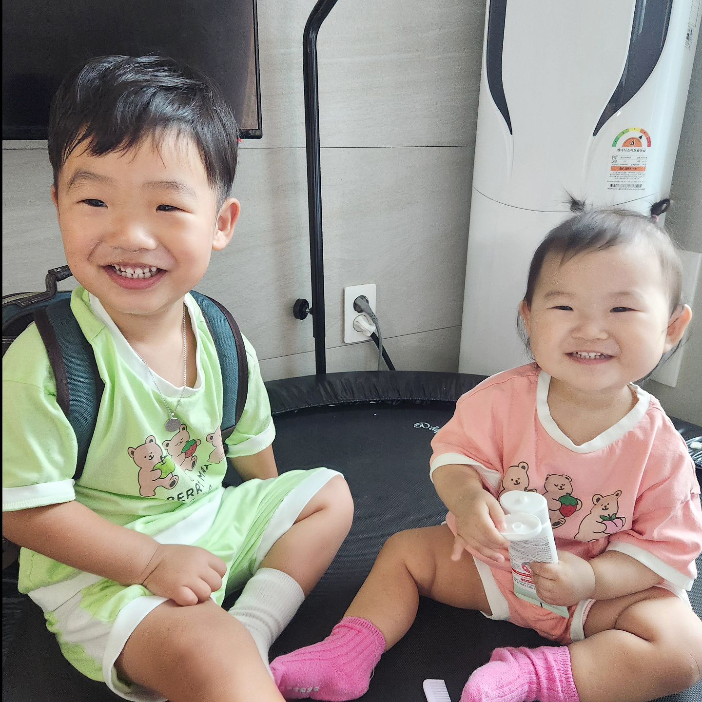 미소천사들👼🏻 #남매일상