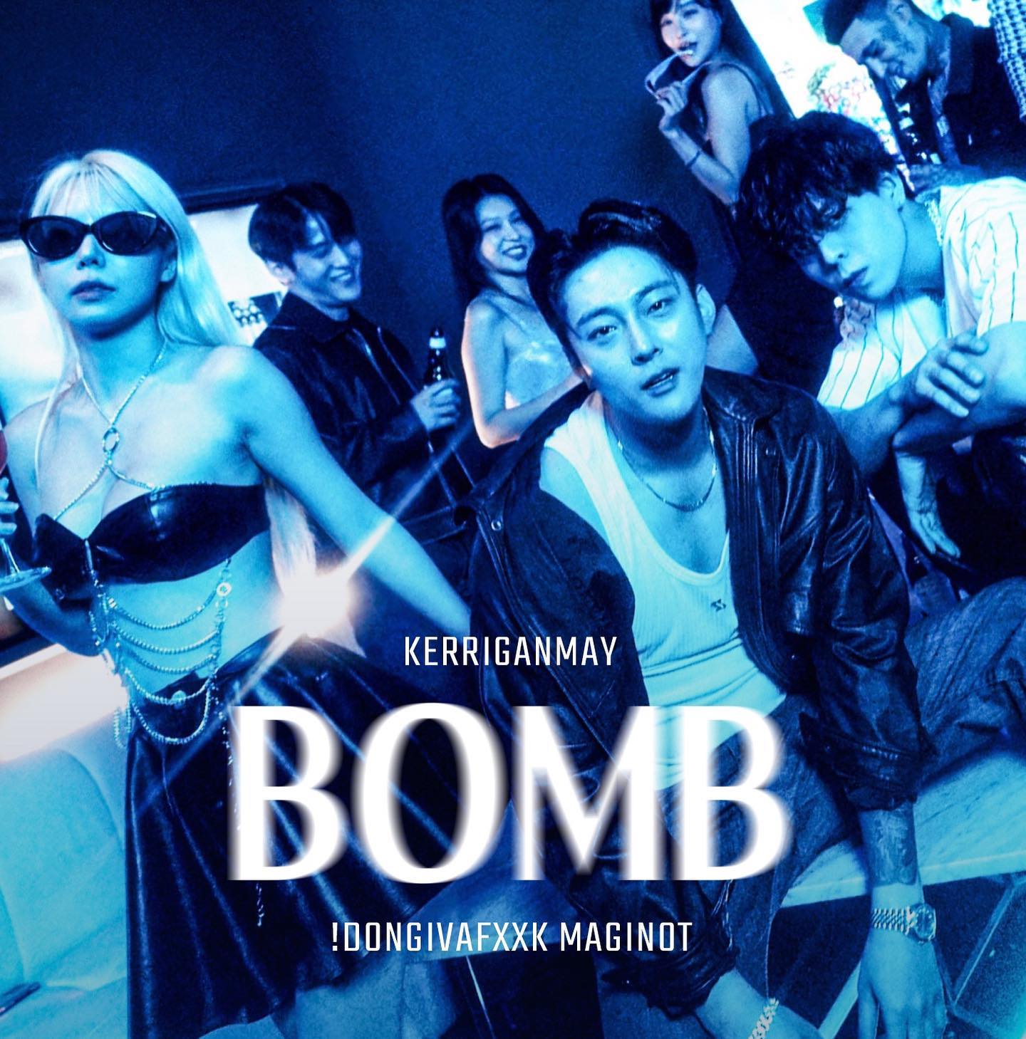“BOMB”

케리건메이(Kerrigan May) x 마지노(MAGINOT) x !dongivafxxk (이동기버뻑) 

Produced By badmaxofficial 
Arrange by ytm_jhunnit 
Lyrics By ma._ginot , kerriganmay , idongiva_fxxk 

Credit
Tracks Mixed & Mastered Bong Kim at the Bong's kitchen
Artwork  by kerriganmay