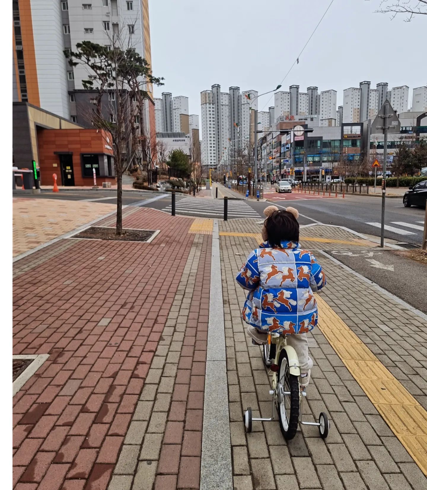 추워서 길거리에 사람1도 없는디
자전거 탄다고 나온 우리...ㄷㄷㄷ 츕다😵‍💫