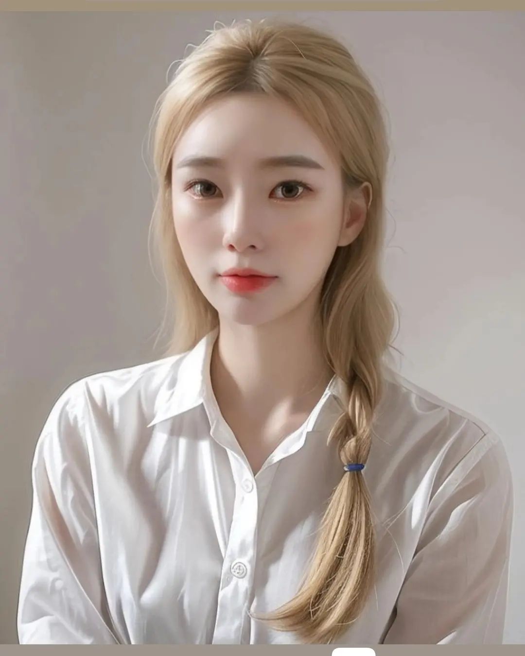 다른 사람들은 엄청 예뻐지던데..
난 그냥 돼지되기전에 난데?
머리스탈도 똑같.. 흰 셔츠 사랑🤍
돈 주고 안하길 잘했군...

#ai#난역시나#금발#숏컷하고#금발할까#30대에#마지막발악#좀있으면#39살#하아#지금부터시작