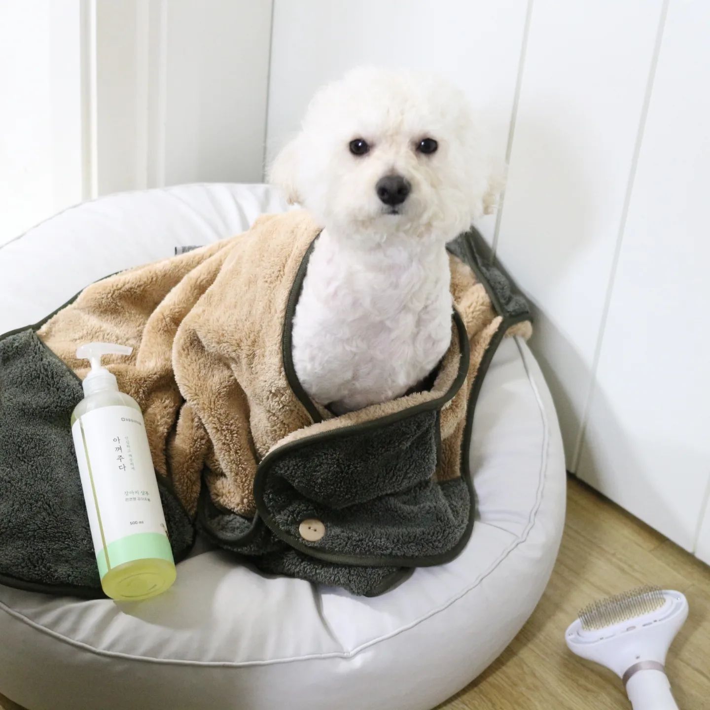우리 알리는 털빨이 거의 90프로 이상인데 
그만큼 매일 관리가 답이랍니당! d=(^o^)=b
요즘은 날이 춥고 건조해서인지 눈물자국도 심하고 
빨간눈물도 터지더니 
냄새도 나서 고민이었는데 유해성분과 의심성분들을 모두 배제하고 피부 건강에 좋은 전성분 EWG 그린 등급 성분들만 들어가져 있는 
천연 강아지 샴푸로 사용하다보니 
확실히 모질도 그렇고 눈가나 외이염 달고 사는 울강쥐한테
잘맞는거 같아요!
자극도 없고 색소,향료 무첨가로 강아지에게 
스트레스가 전혀 없어서 안심이고
꾸준히 한3주 사용하니 눈물자국 진했던 부분이 많이 옅어지고,
강아지샴푸와 같이 귀세정제도 함께 사용하긴 했지만 잘 말려주고 관리해주니 많이 외이염도 가라앉은게 육안으로 보이드라고요~ 

그리고 무엇보다 린스, 컨디셔너를 사용하지 않아도 천연 에센셜 오일이 첨가 되어져 있어 뛰어난 보습과 부드러운 모질이 되는 강아지 샴푸라 올킬~ 오우!!! 👍 
느낌은 투명한데 미지근한 물로 적셔주고 원액을 사용해서 샴푸후 흰색거품 나지않을정도까지만 헹구고 마무리하고 약해진 피부에 크림사용도 해주고 춥고 건조한 시기이지만 이렇게 관리해주니 넘 뽀송하고 귀도 눈도 막 비비는게 덜해지고 털빨 지대로 살리고 있답니당!!! 

✅  500ml 17,500원의 좋지만 비싸지 않은 천연 강아지 샴푸라 사용할수록 정말 대만족중이에요!!! 
그외에도 아껴주다 보습제 라인들 함께 사용하시면 더더 울 강쥐들 연약한 피부에 도움되실거여요~ 
제 피부만 항상 신경써는데 이젠 우리 강쥐도 더더 피부자극 없는 아껴주다 제품들로 쭈욱 이젠 롱런해야겠어요~

소중한 우리 반려견을 위한
아껴주다 목욕용품,보습제 라인이 궁금하시면
지금 10만개돌파 최저가 공구중이니  eunseomom 
제 프로필 타고 오세요~ 완전 샘플가격에 정품 쓰실 기회라죵 ~( ^ ^)r゛゛

2_prize_official
#아껴주다
#강아지샴푸공구 #강아지샴푸 #강아지샴푸추천 #강아지샴푸바 #강아지샴푸후기 #강아지 #강아지일상 #강아지그램 #강아지스타그램
#강아지모델 #강아지미용 #강아지소통 #강아지이벤트 #강아지산책 #강아지맞팔 #강아지🐶 #강아지용품 #강아지릴스 #강아지협찬
#강아지목욕 #강아지목욕탕 #강아지목욕용품 #강아지목욕시키기 #강아지목욕전문점 #강아지목욕맛집 #강아지피부병 #강아지발바닥 #강아지발바닥밤 #강아지발바닥보습제