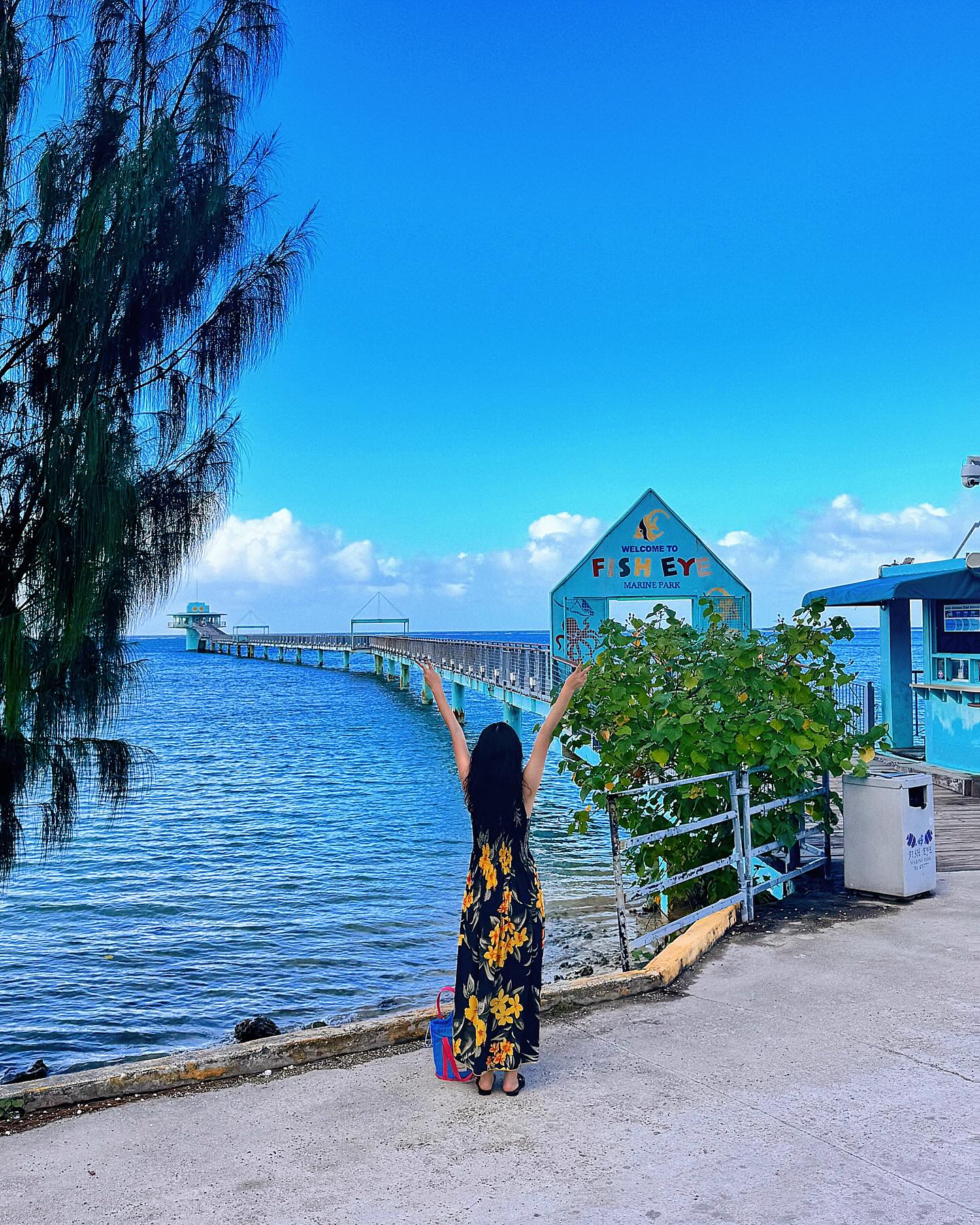 피쉬아이로 건너 가는 도중에도 비가 왔다가 맑았다가 🌴🐠
#괌날씨 #괌수중전망대 #gaum #fisheye #fisheyemarinepark