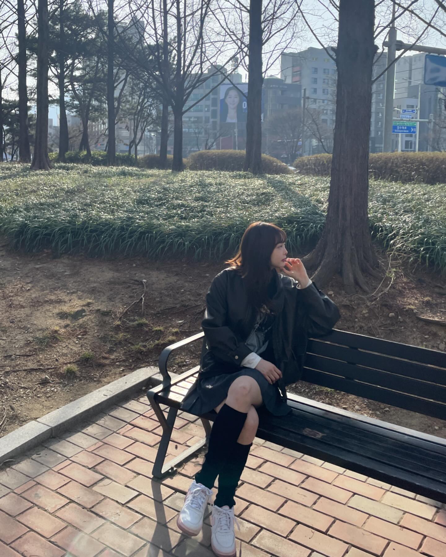 오늘만큼 날씨 좋았던날☀️
이제 반팔만 입고 다녀도 되겠어!!