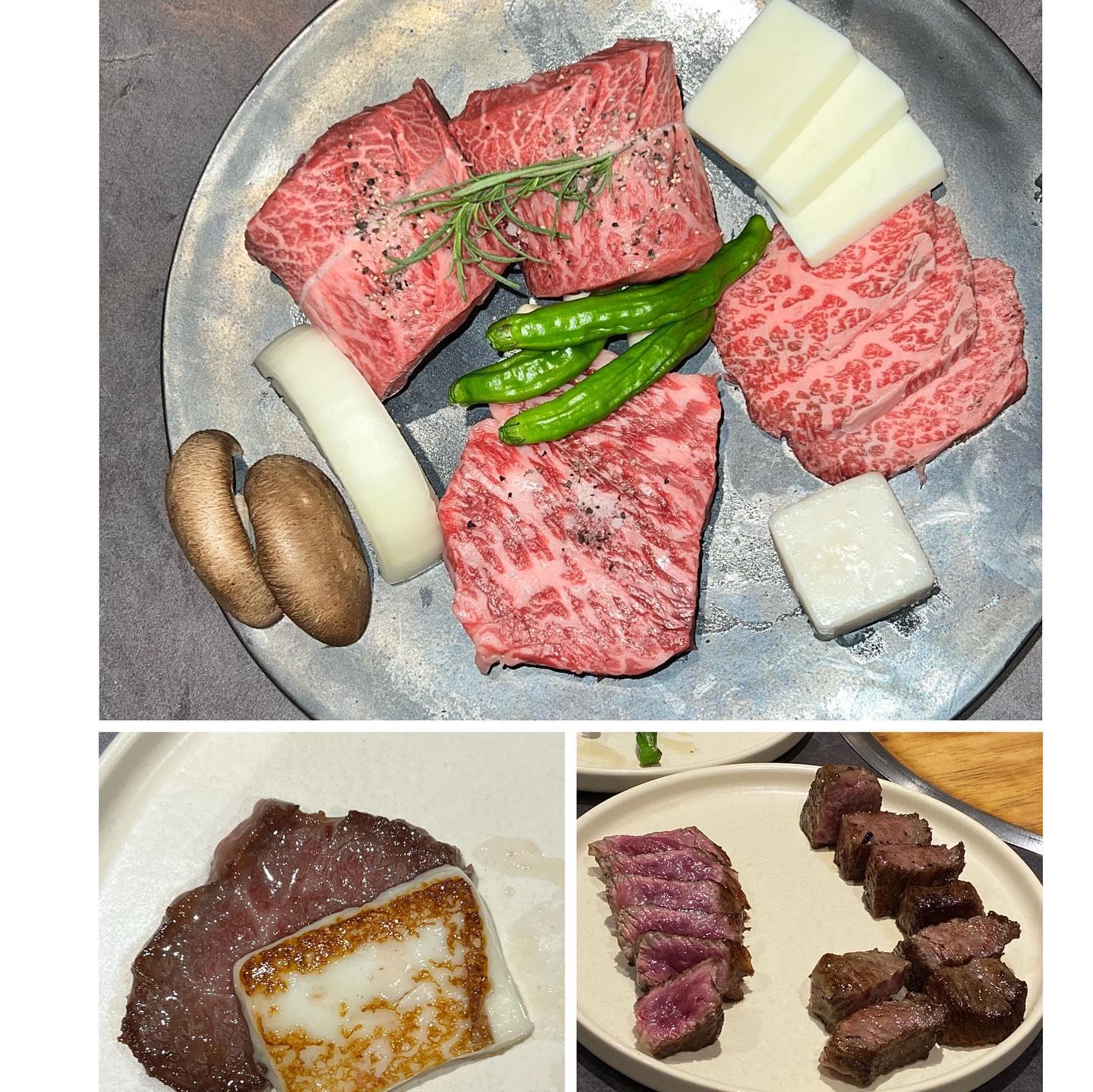 삼성동 맛집_민규 삼성점🐂

오픈한지 얼마안되어 방문.
지금은 청담동에도 생겼어요.

투플 한우다니닝 민규!
한우 오마카세 집들 중 가성비 최고, 맛도 훌륭해요.

핑거푸드랑 중간중간나오는 요리들 모두 갓벽!

입가심 셔벗도 시원한 라임맛!

🍷팀당 1병은 콜키지프리라 꼬얌 한병들구 갔어여
(와인&샴페인 외엔 5만원 차지)

레드와인에 한우는
라면+김치조합과도 같죠?!:)

임실치즈 추가했는데 넘잘한 선택이였음.
아주 살살 녹음 ㅠㅠ

투플 한우구이 스페셜코스
₩129,000

마지막 영상 소리끄고 보세요.
자기전엔 절대 보지마시오.🔞