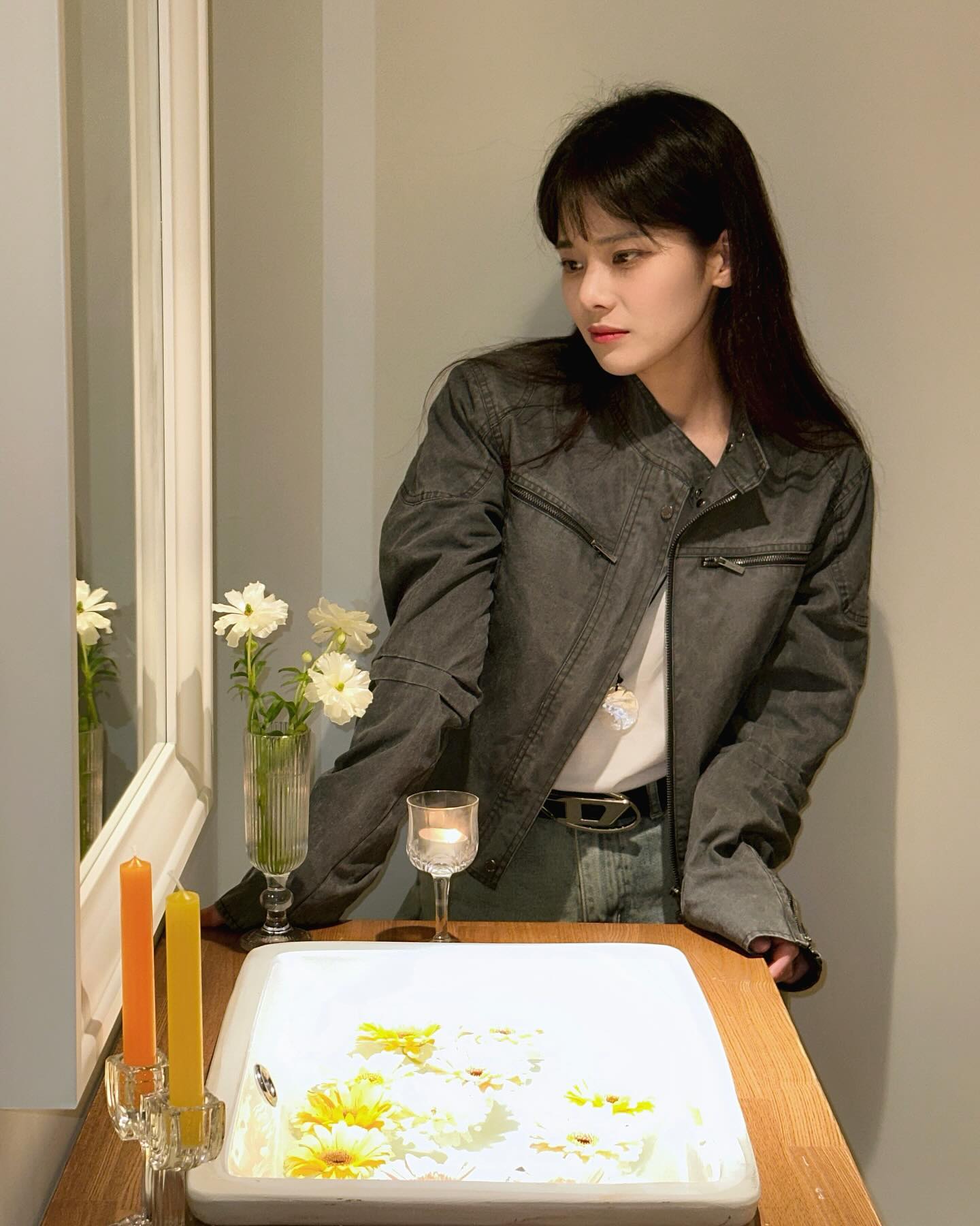 오랜만에 집순이 탈출🤭 했는데 비와ㅜㅜ