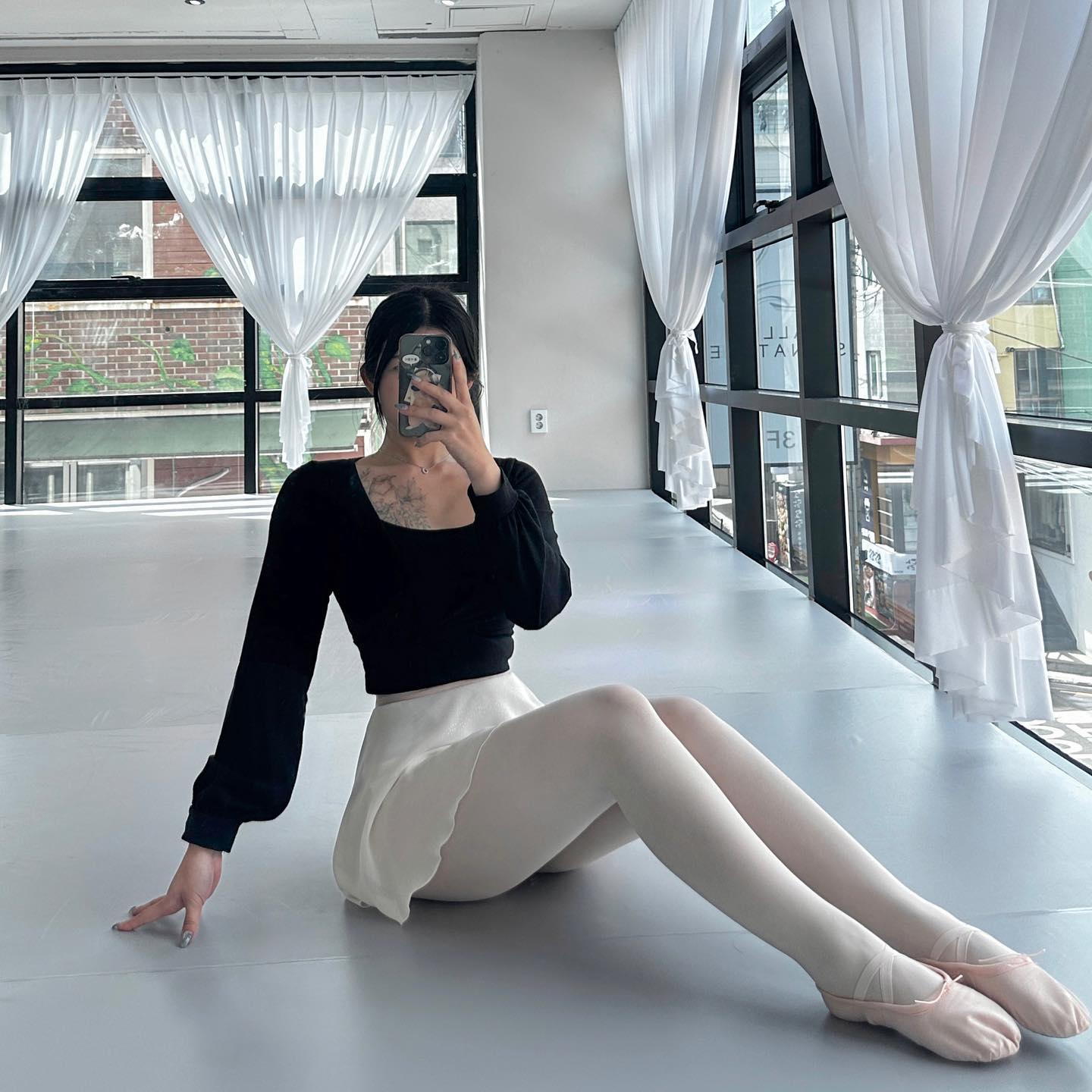 발레를 하면 기분이 좋크등요~🩰🖤