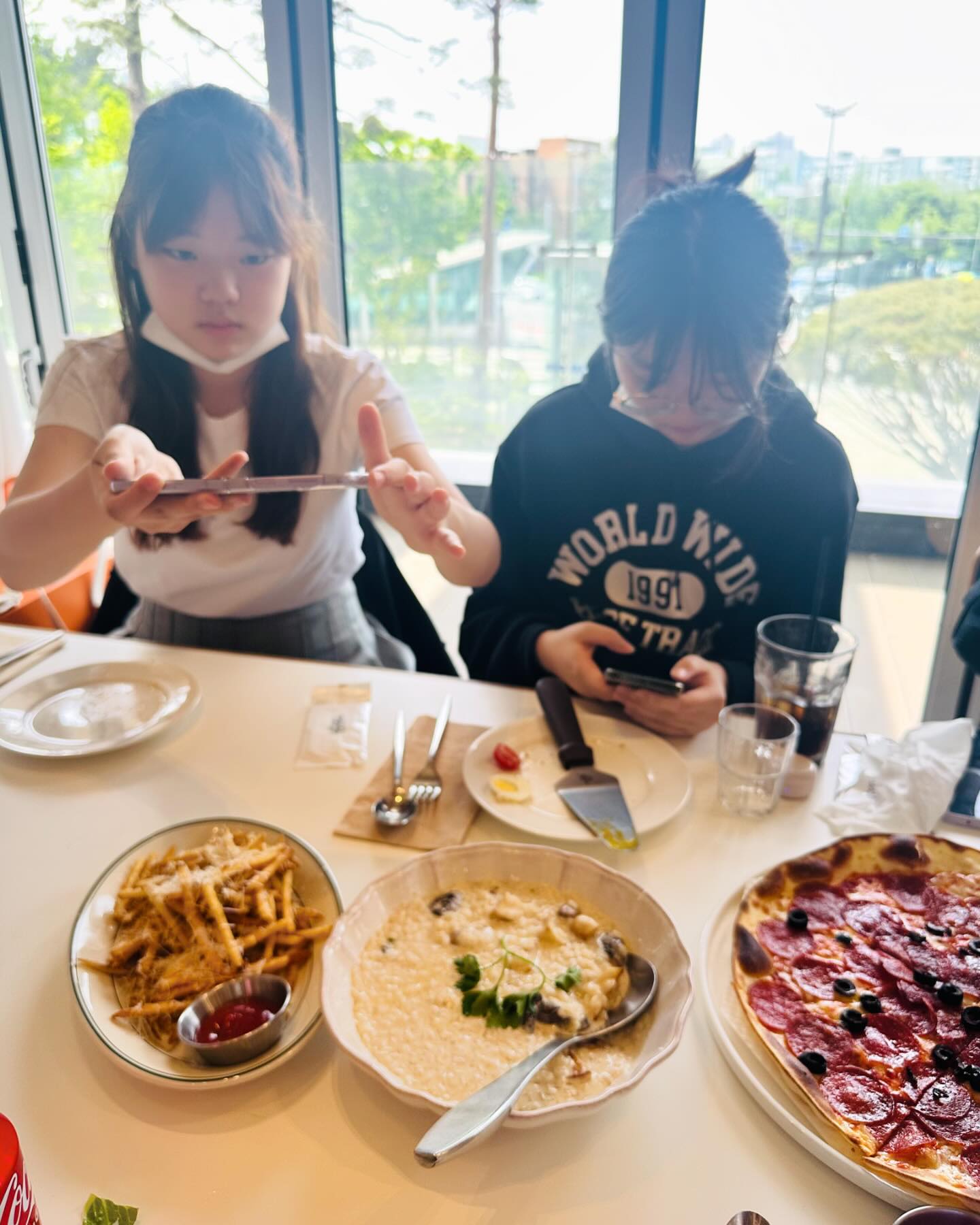 어제. 55일된 우리 노아 첫 외출❤️
