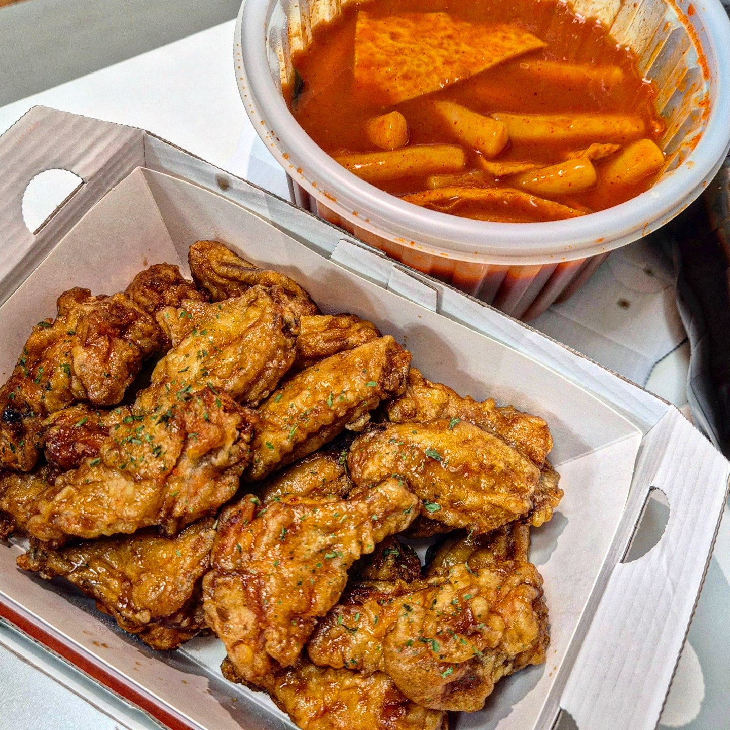 #아라치치킨#치떡세트