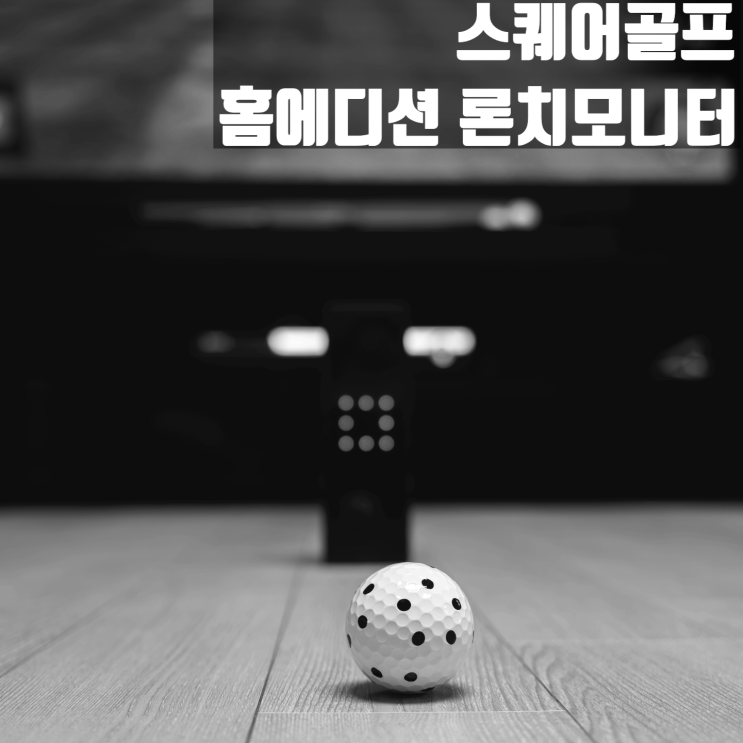 내 집을 골프연습장으로 바꿔주는 스퀘어골프 홈에디션 론치모니터 리뷰