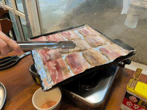 신중동냉삼맛집 회식맛집 추천 문달식당