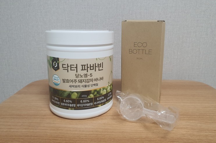 [팝스원] 식물성 단백질 추천, 닥터 파바빈 당노엠-5
