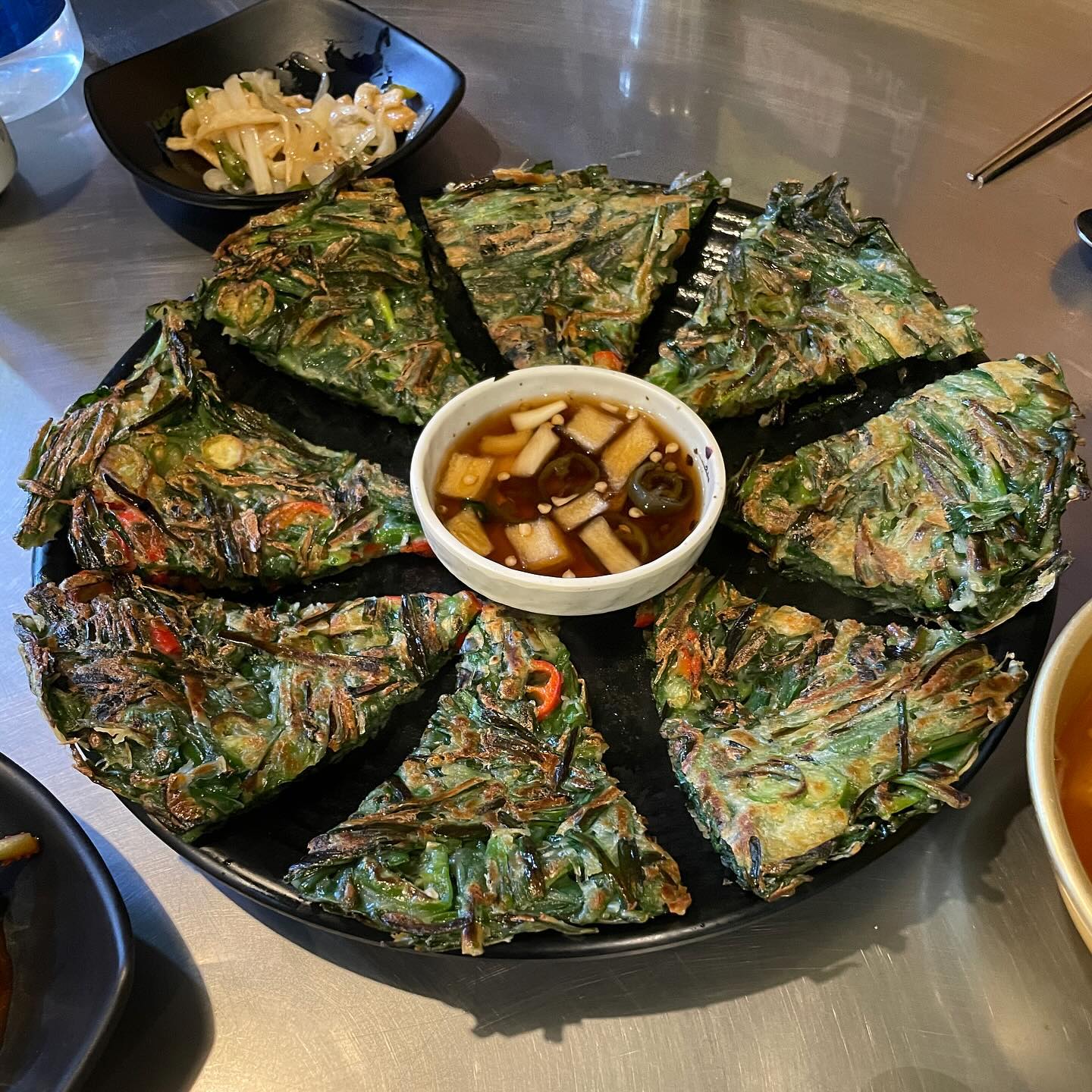 집 앞 부추전 존맛집 #일소일배 #인천 #간석