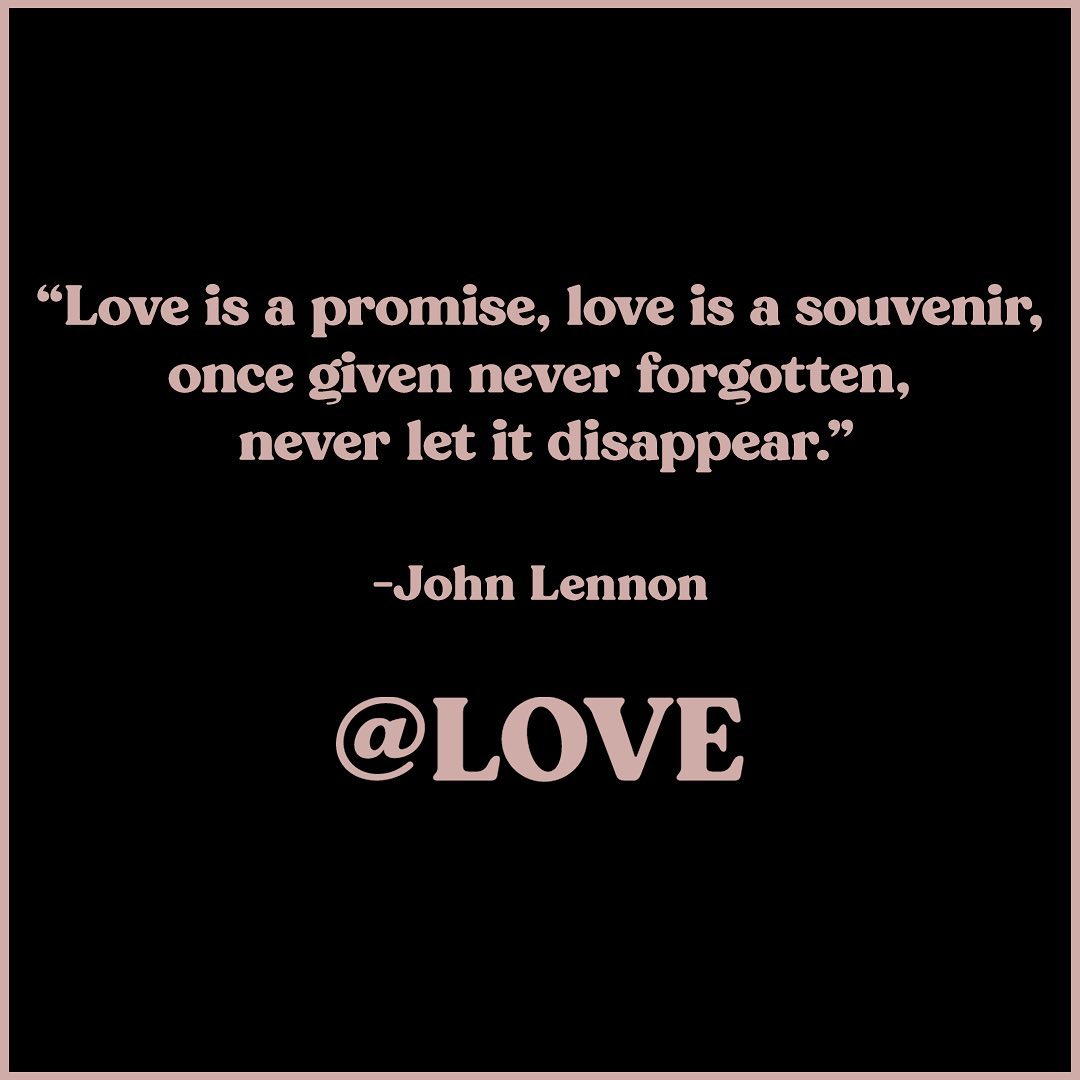 Words to love by johnlennon. ❤️