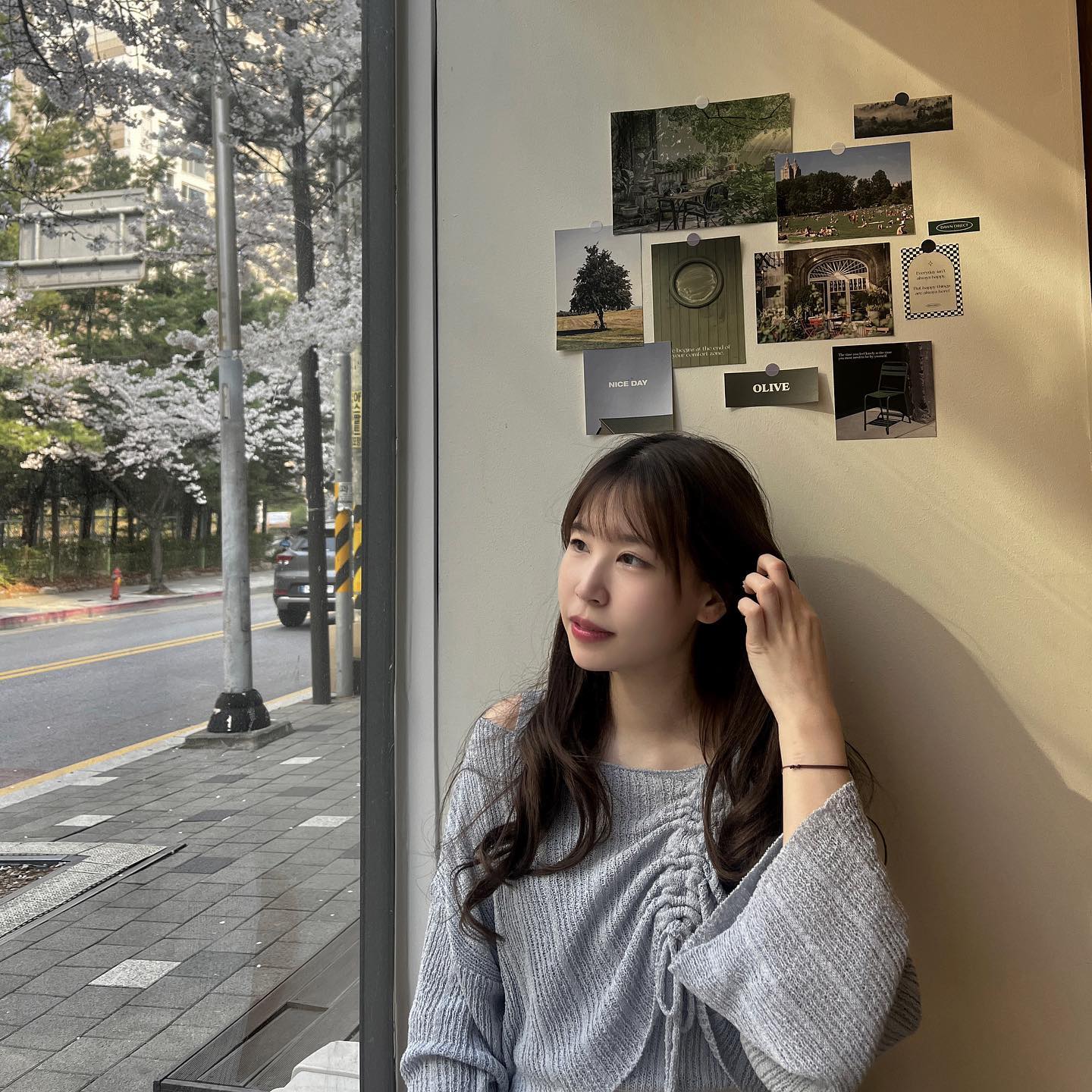 .
흐리지만 꽃구경~