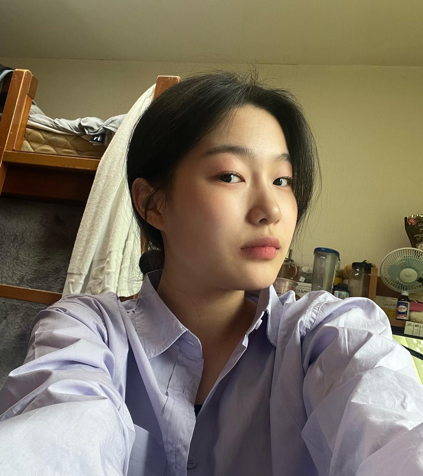 봄! #보라색#셔츠#라벤더