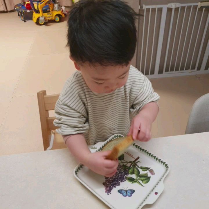 #매생이식빵

매일 아침 어린이집 가기전에 빵을 먹는 으노네👶
일반 빵집에서 파는 달고 건강에 좋지도 않은 빵만 주는게 내심 마음에 걸렸는데 매생이로 만든 식빵을 알게 된 다음부턴 온 가족이 계속 이 빵만 먹어요 👍

아무것도 바르지않아도 식빵 자체가 일단 너무 맛있고 거기에 은은한 매생이 향도 올라와서 고소~~해요

으노가 달달구리한 치즈케이크빵이나 마들렌보다도 더 좋아하는 빵이에요👶

냉동고에 보관해뒀다가 발뮤다에 돌려먹으면 갓 구운 빵처럼 굿😘

으노네가 강추하는 식빵 입니다 🍞 

#완도몰 #요리의바다 #브레드세븐 #건조매생이 #매생이식빵 #아기건강식 #건강간식