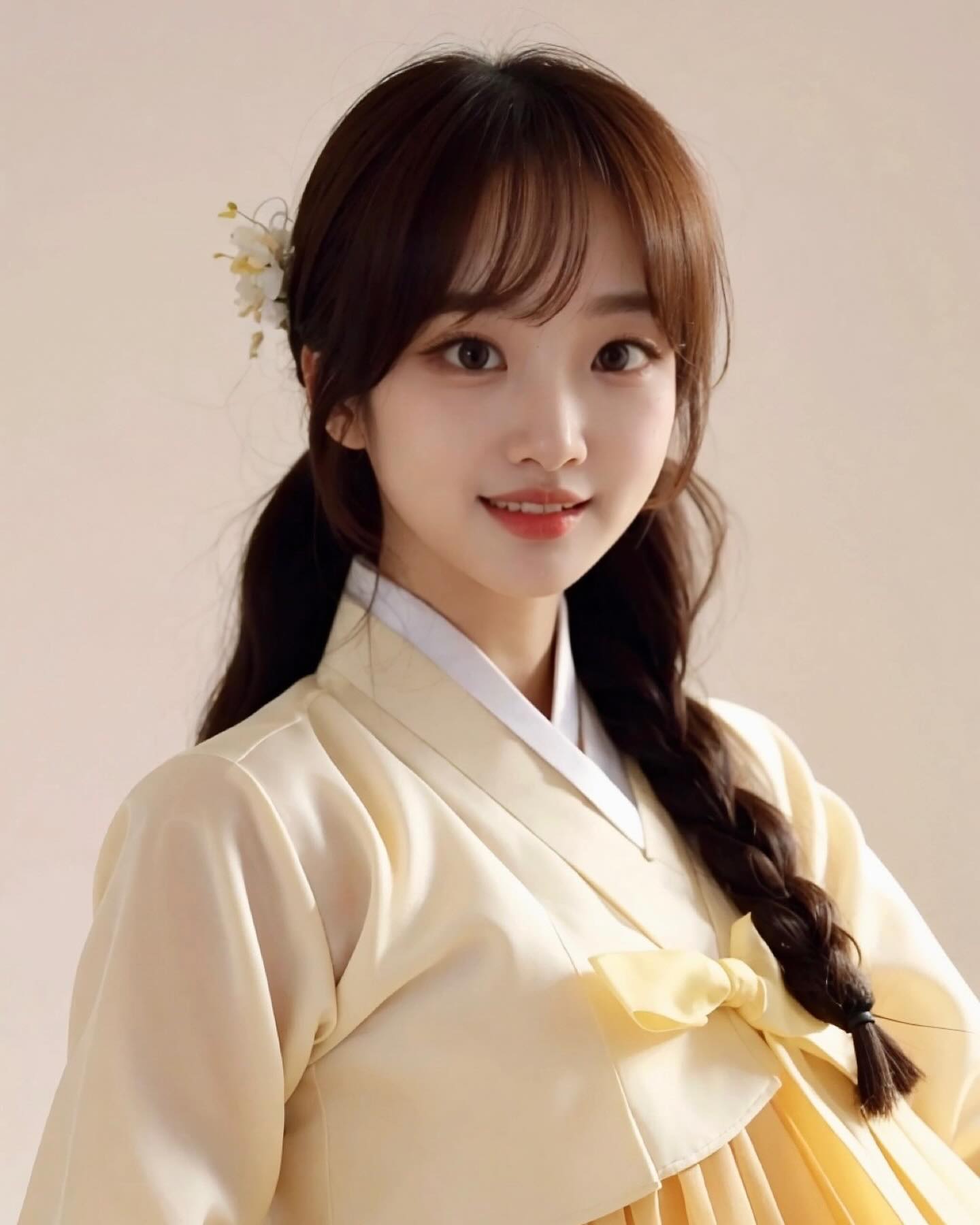 💛🩵🤍 냥 

#한복