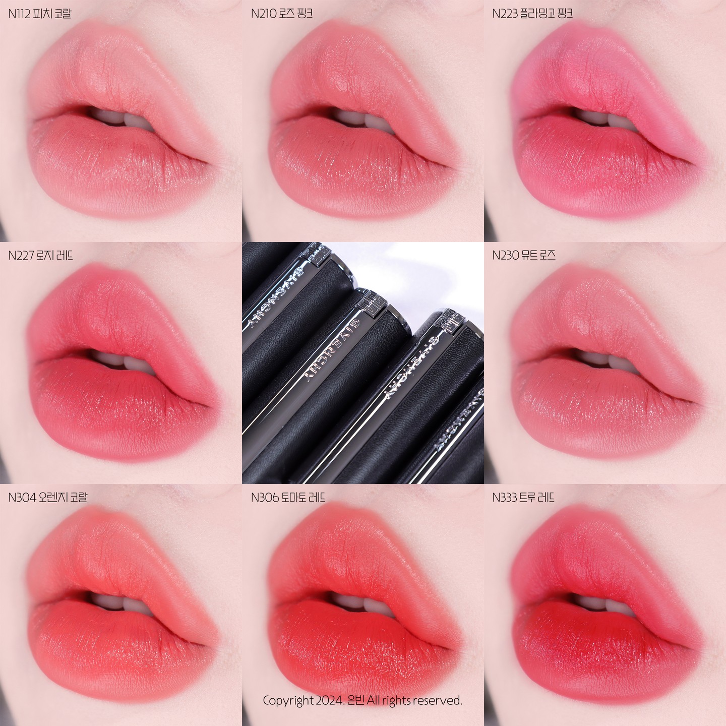 #광고 givenchybeauty

실크를 두른 듯한 감각적인 포뮬러와
22가지 지방시만의 럭셔리한 컬러,
모던한 블랙 레더 패키지까지 만나볼 수 있는
#지방시뷰티 르 루즈 앵떼르디 🖤

한번의 터치로도 선명하게 발색되는데
발림성은 실크처럼 부드러워서 스머징하기도 좋더라구요☝🏻

22가지 컬러로 저는 그 중 NEW 컬러를 포함해서 8가지 컬러를 발색해봤는데요🙆🏻‍♀️
특히 저는 N210 로즈핑크와 N227 로지레드, N230 뮤트로즈
세 컬러가 마음에 쏙 들었어요🫶🏻

📍오프라인 판매처
신세계백화점 → 신세계 강남점, 대전 신세계 아트 앤 사이언스
롯데백화점 → 본점, 잠실점, 영등포점, 수원점, 부산점 

📍온라인 판매처
네이버 공식 스마트 스토어

#르루즈앵떼르디 #세미매트립스틱 #지방시립스틱 #실크립스틱 #립스틱 #립스틱추천 #립추천 #세미매트립 #lip #lipstick