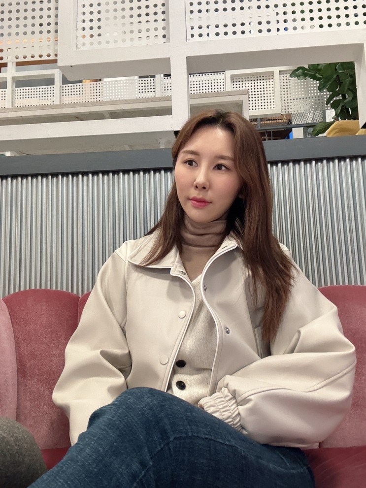 비바브라운 비건레더 자켓추천