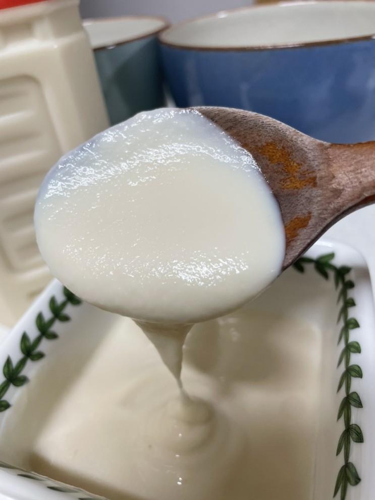 콩국수 경상두부 미가 진한콩물 이면 콩국수 맛있게 먹을 수 있어요
