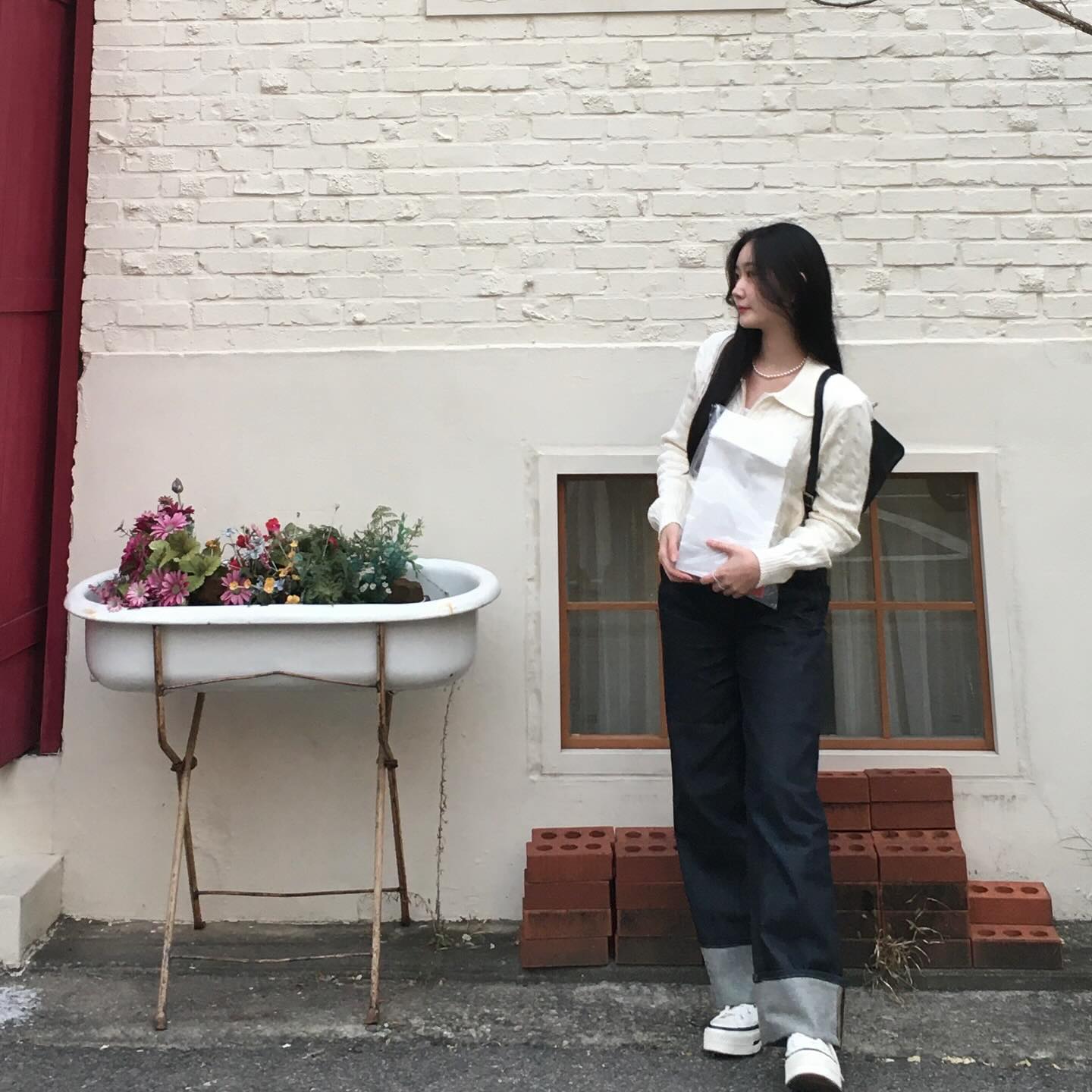 요즘 날씨 맘에드는 착장🤍👟