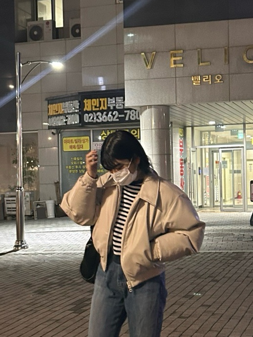 요즘 날씨에 딱인 비바브라운 숏패딩 레더패딩 추천