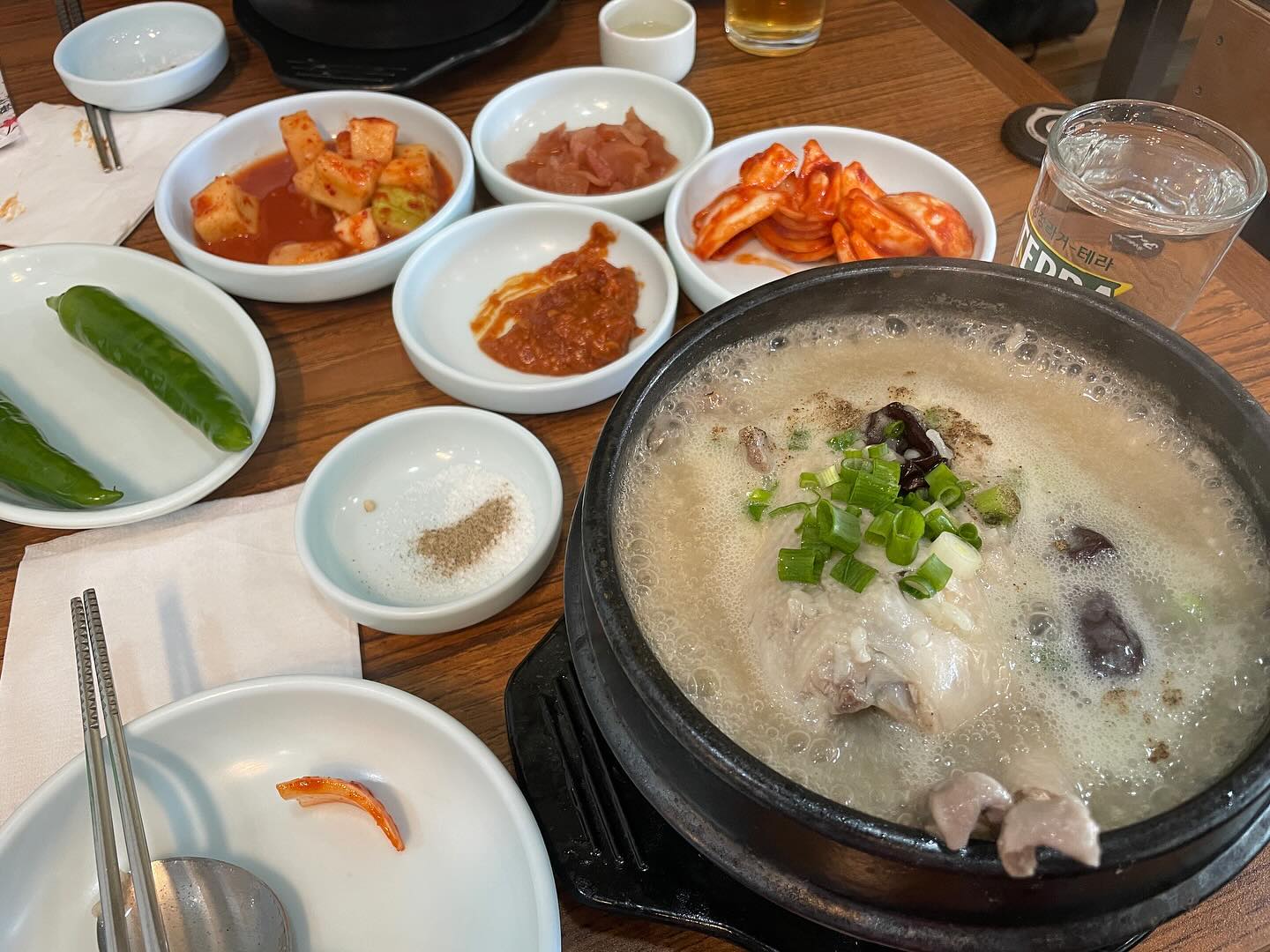 #간만에외출함 서울->부천 
#한방삼계탕송내 #용산역 #삼송빵 #찰보리빵🌾