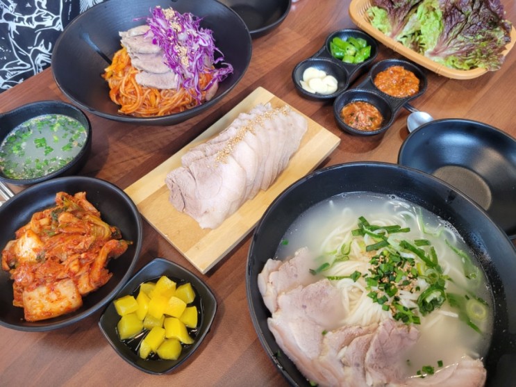 청주 맛집 뿌시기!! 제주도 그맛 그대로인 고기국수 전문점!! | 제주올래고기국수