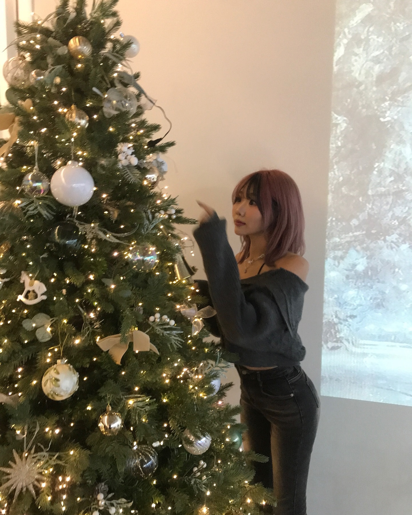 원래 1월까지는 크리스마스잖아( ˶ˆ꒳ˆ˵ )