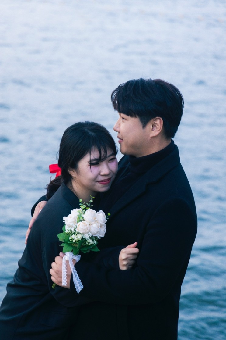 서울 잠수교 웨딩스냅 빈티지감성 다올필름 겨울 촬영 후기