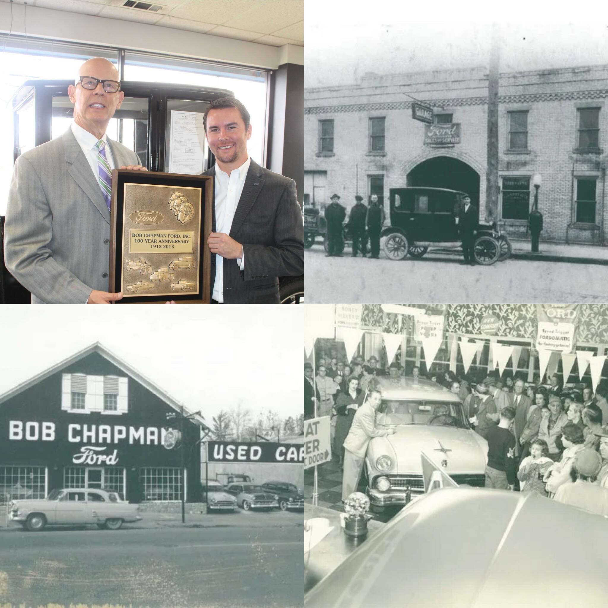 In 1913, grocer George Butler Chapman’s love for automobiles became more than an interest. Chapman’s passion turned into a four-generation run auto dealership with the opening of one the first Ford retail outlets in the state of Ohio. Chapman opened his first Ford store in Plain City, Ohio; the building remains as a functioning antique auction house today. #FlashbackFriday #NADACenturyAward