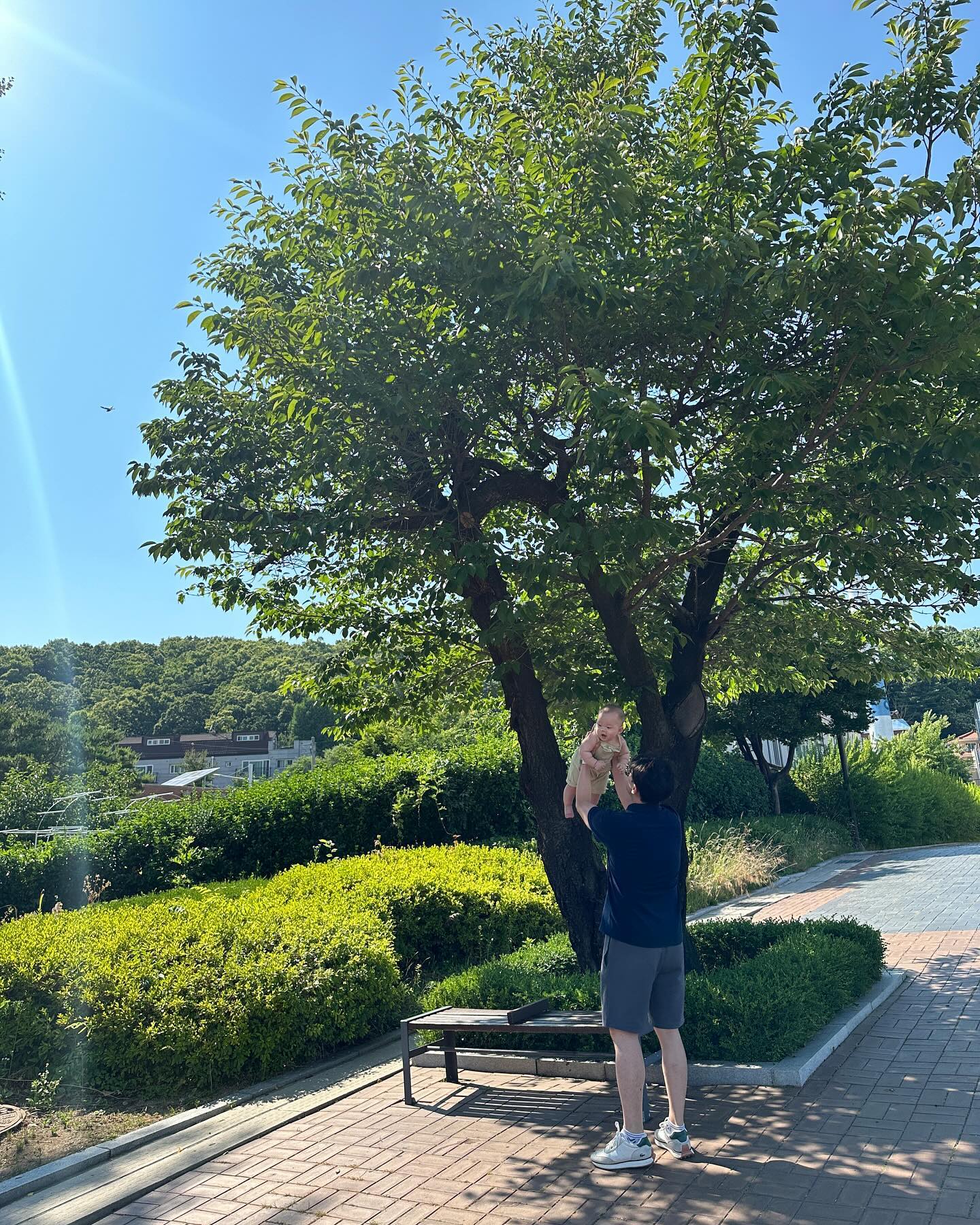 🍃
아빠가 날려주면 짜릿해😖