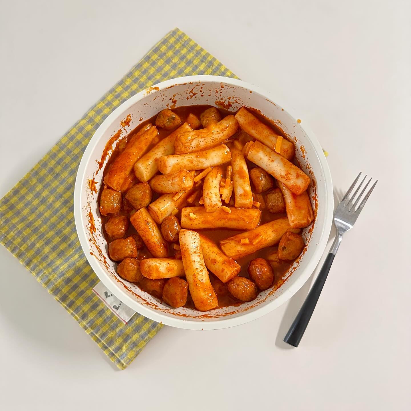 #첫줄👋 

예전에 먹은 #떡볶이 🙂