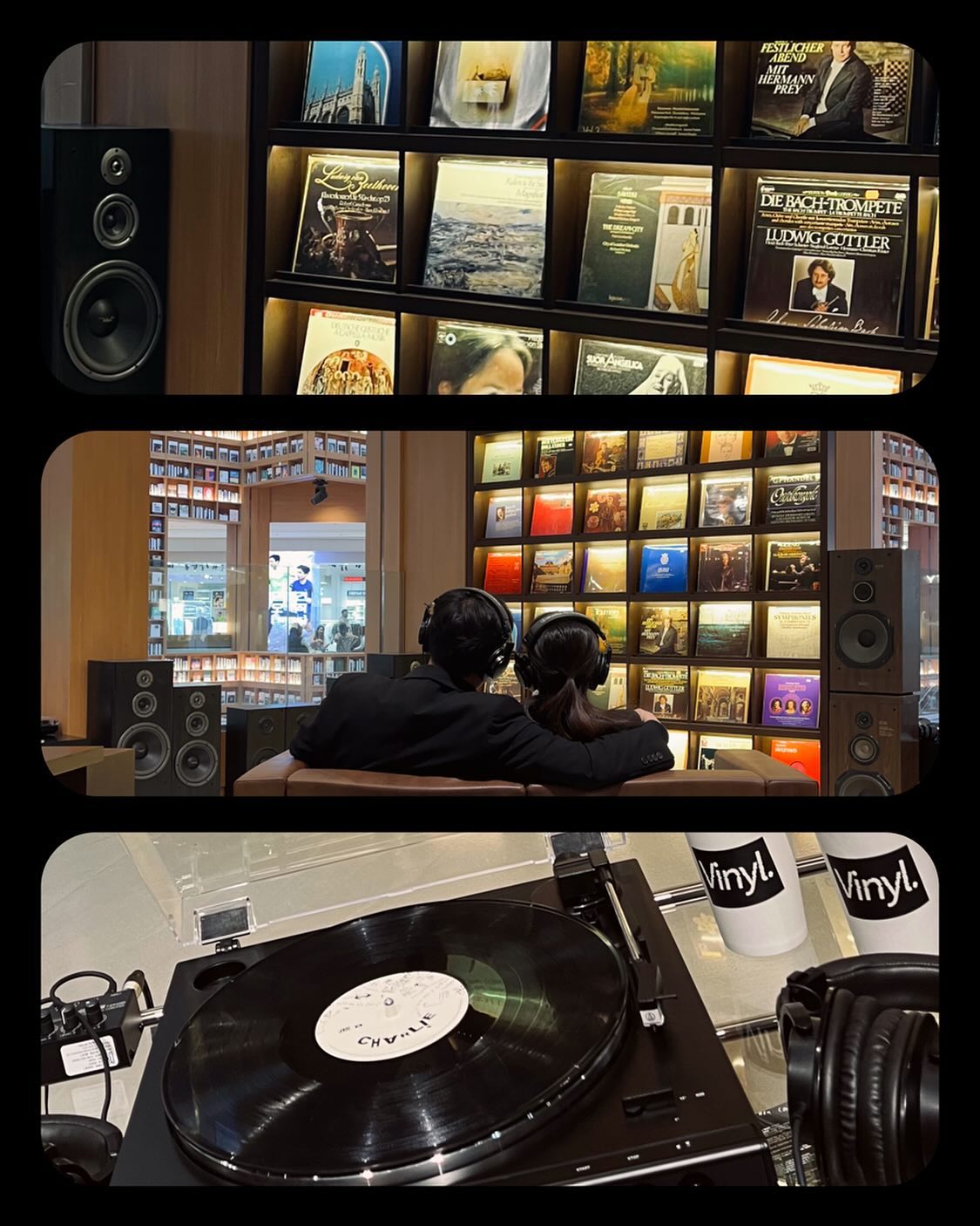 vinyl_starfield , 24.03.25
⠀⠀⠀⠀⠀⠀⠀⠀⠀⠀⠀⠀⠀⠀⠀⠀
비오는 날 #별마당도서관 보이는 #수원스타필드 #LP바 #바이닐 에서
민우랑 서로 좋아하는, 서로에게 들려주고 싶은 노래 들으며 먹었던
커피 한 모금까지도 기억에 남는 하루🎼🖤
⠀⠀⠀⠀⠀⠀⠀⠀⠀⠀⠀⠀⠀⠀⠀⠀
• Charlie Puth / Charlie
• Sam Smith / Gloria
• Love Actually ost / Limited 2-LP Red & White
• The Greatest Showman ost / Original
