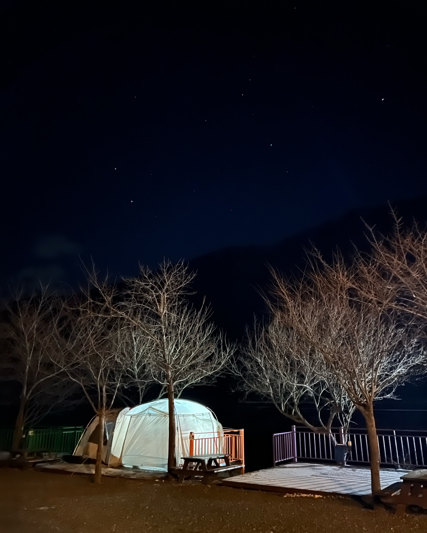 영하 11도의 첫캠핑 ⛺️
