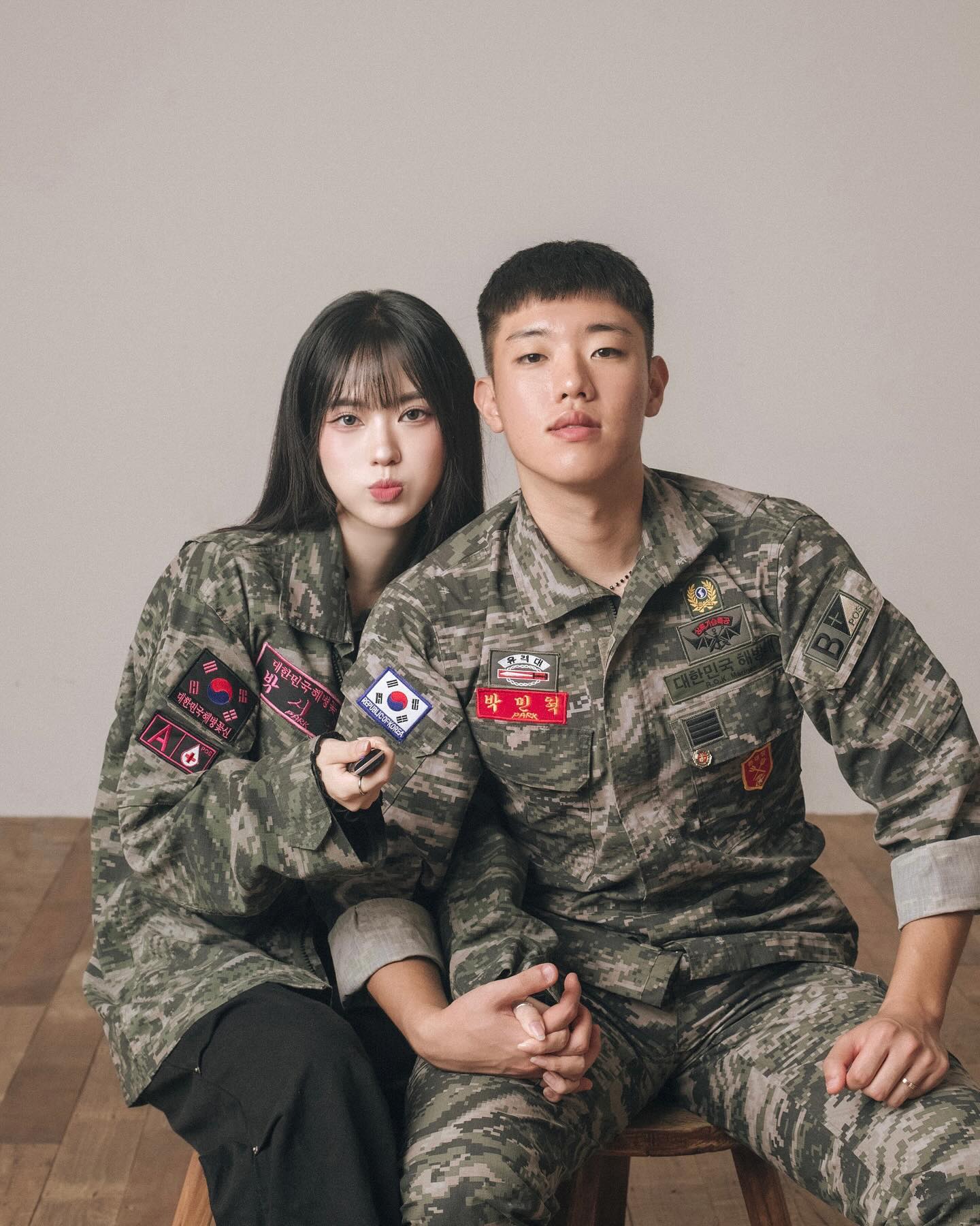 박미녁 해병님 전역하셧다 🫡🩷 #전역 #꽃신
