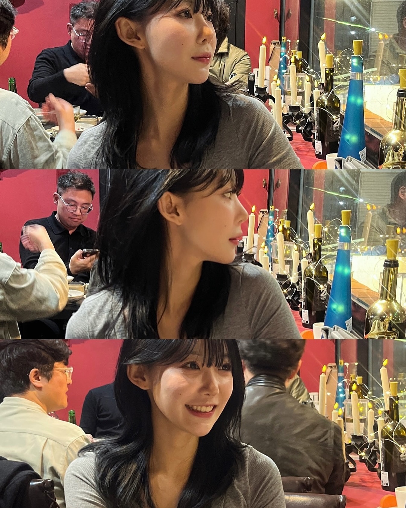 대각선엔 사람이 없는데 카메라만 들이대면 자꾸 눈을 슬금슬금