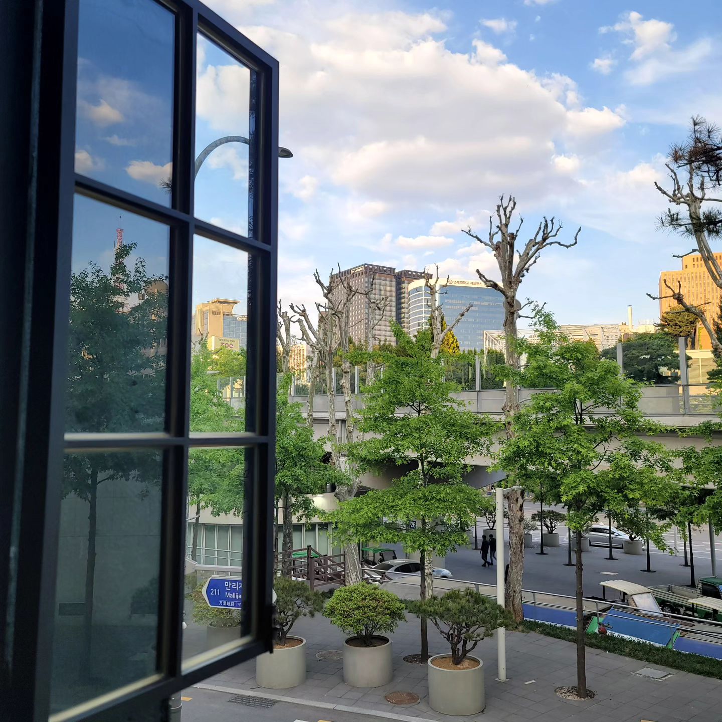 오랜만에 하늘이 맑은 날☁️

계속 미뤄뒀던 시력검사를 마치고, 안경 맞추는 김에
남대문시장 만리재길 데이트까지 완벽하게 1만보 끝👫

또기가 친구들과 다녀온 뒤로 내가 좋아할 것 같다면서
같이 오고 싶다 말하던 만리재길 맛집 #서울부띠끄 다녀왔어요♥️

엔틱과 빈티지의 중간 어디쯤에 위치한 컨셉으로
하늘 맑은 날 2층 창가 자리는 무조건 사수해야 해요🫶
3층은 루프탑이었는데 그래도 2층 창가가 제일 예쁜듯👍

✴️ 소곱창 까르보나라(16.9)
✴️ 살라미 피자(17.5)

#신혼일상 #신혼데이트 #신혼부부일상
#만리재길 #만리재맛집 #만리재길맛집
#서울부띠끄메뉴 #만리재파스타 #서울역맛집