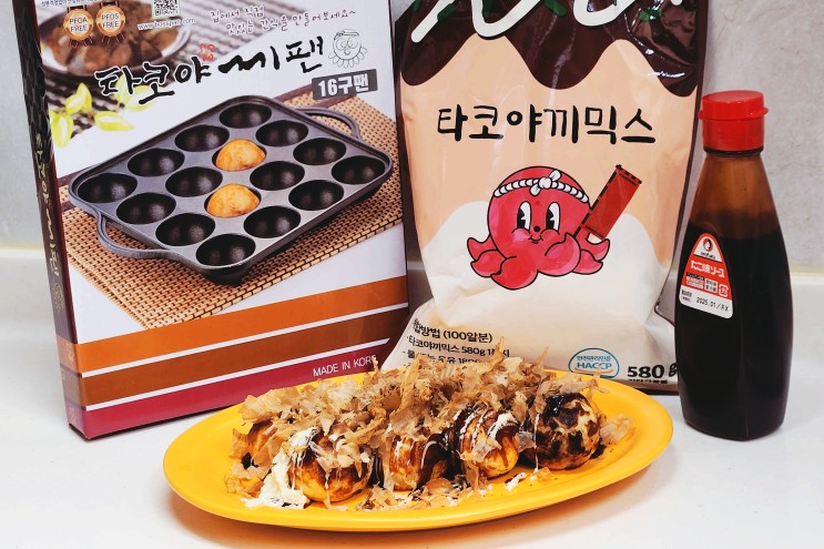 힐링타코 타코야끼 세트로 집에서 타코야끼 만들기