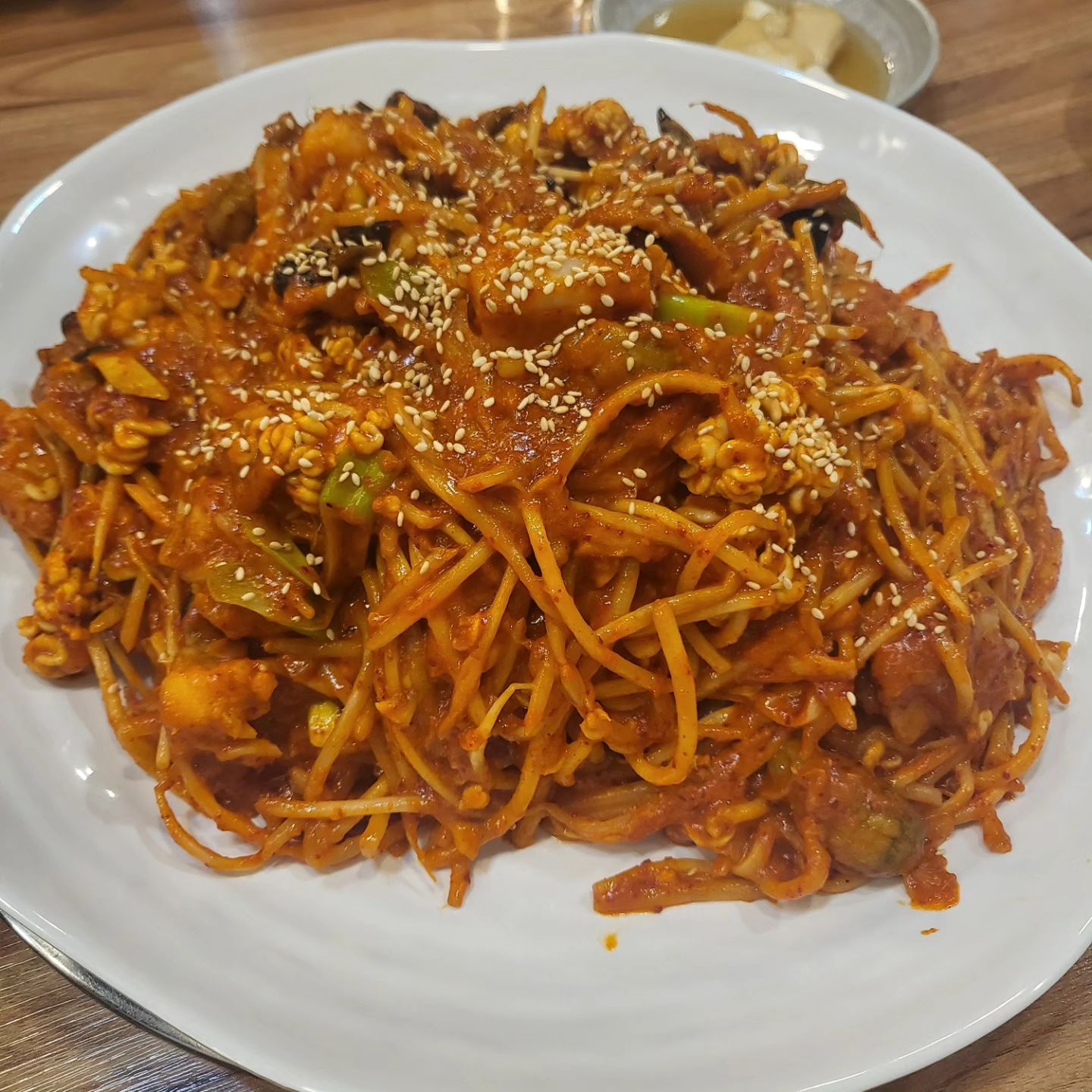 #맨날술이야🎶 #아구찜 #감자전 #소주 #처음처럼 #땡초우동 #맥주 #카스 #맛집 #부천맛집 #상동맛집 #맛스타그램 #맞팔 #술스타그램 #술팔