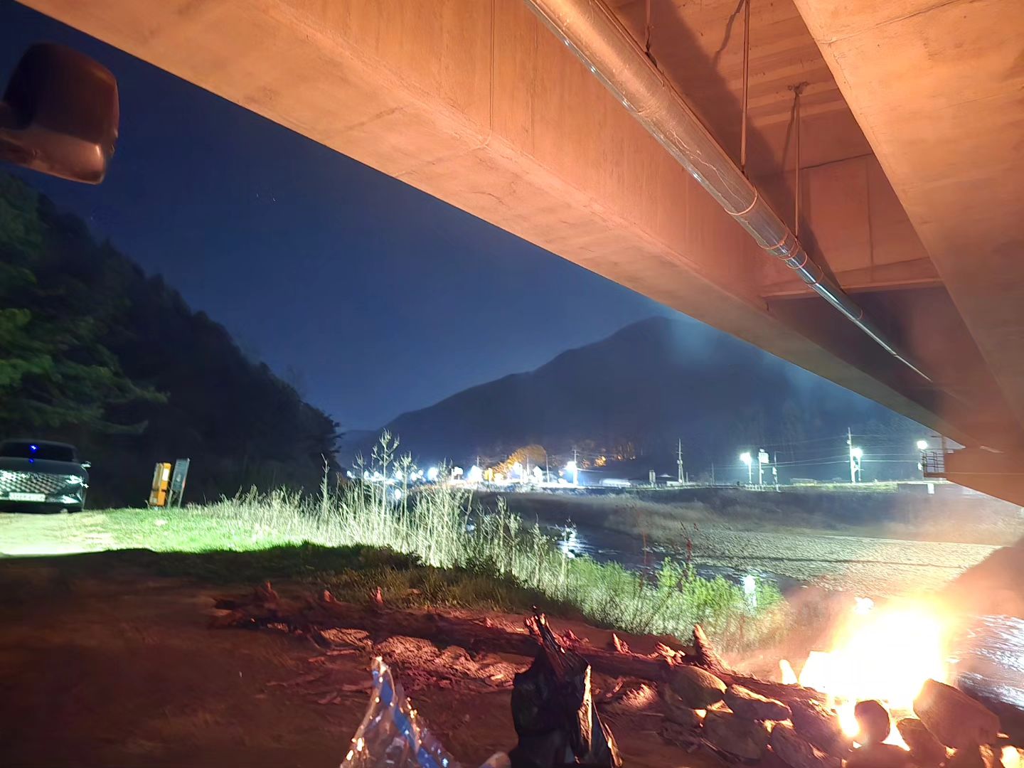 #노지캠핑⛺ #장작 #불멍 #찐힐링🌿