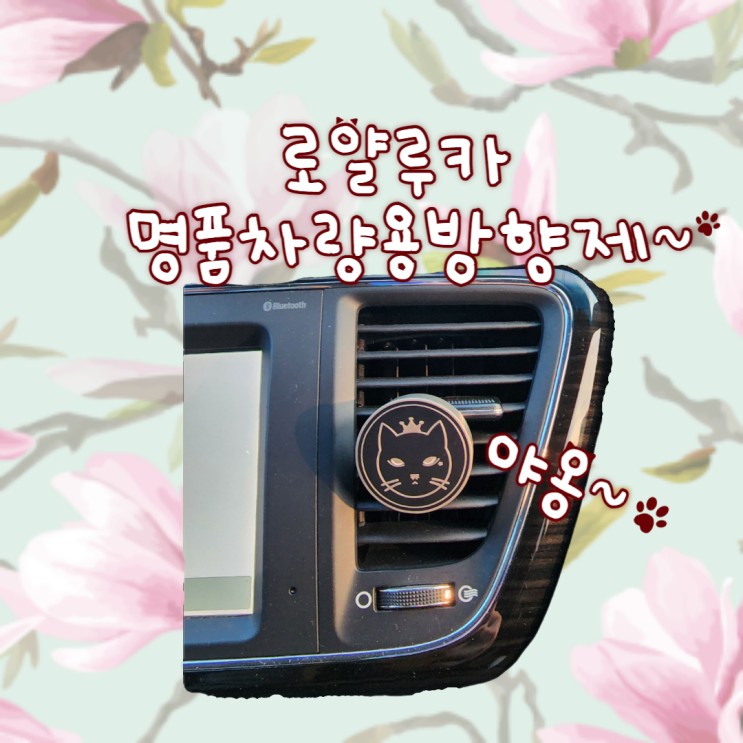 [자동차방향제 로얄루카] 고급진 남친선물 고민하고있다면!
