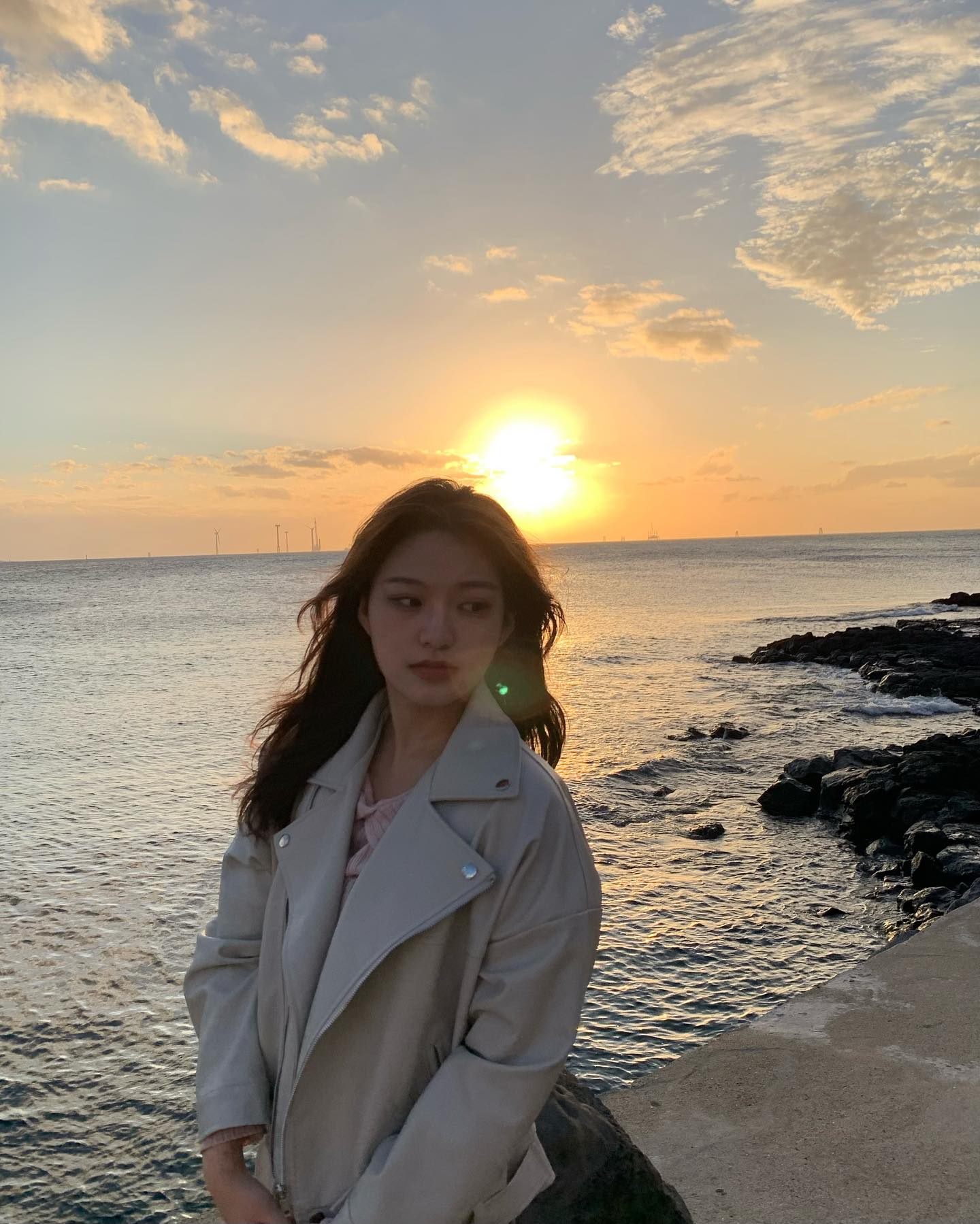 장난없는 제주도 바람과 내 머리,,,🌬️